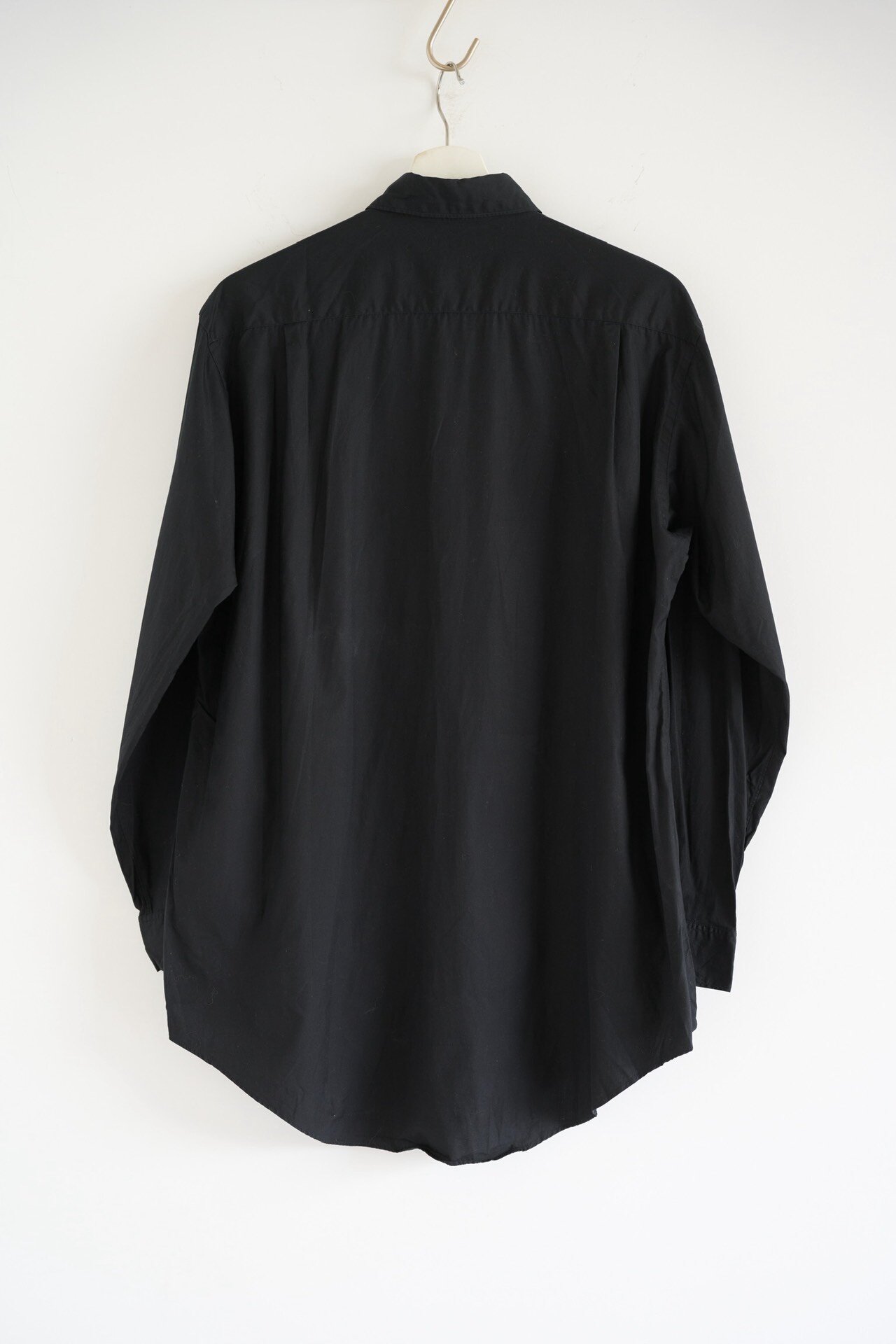 Yohji Yamamoto 90s Loose Black Shirt — front