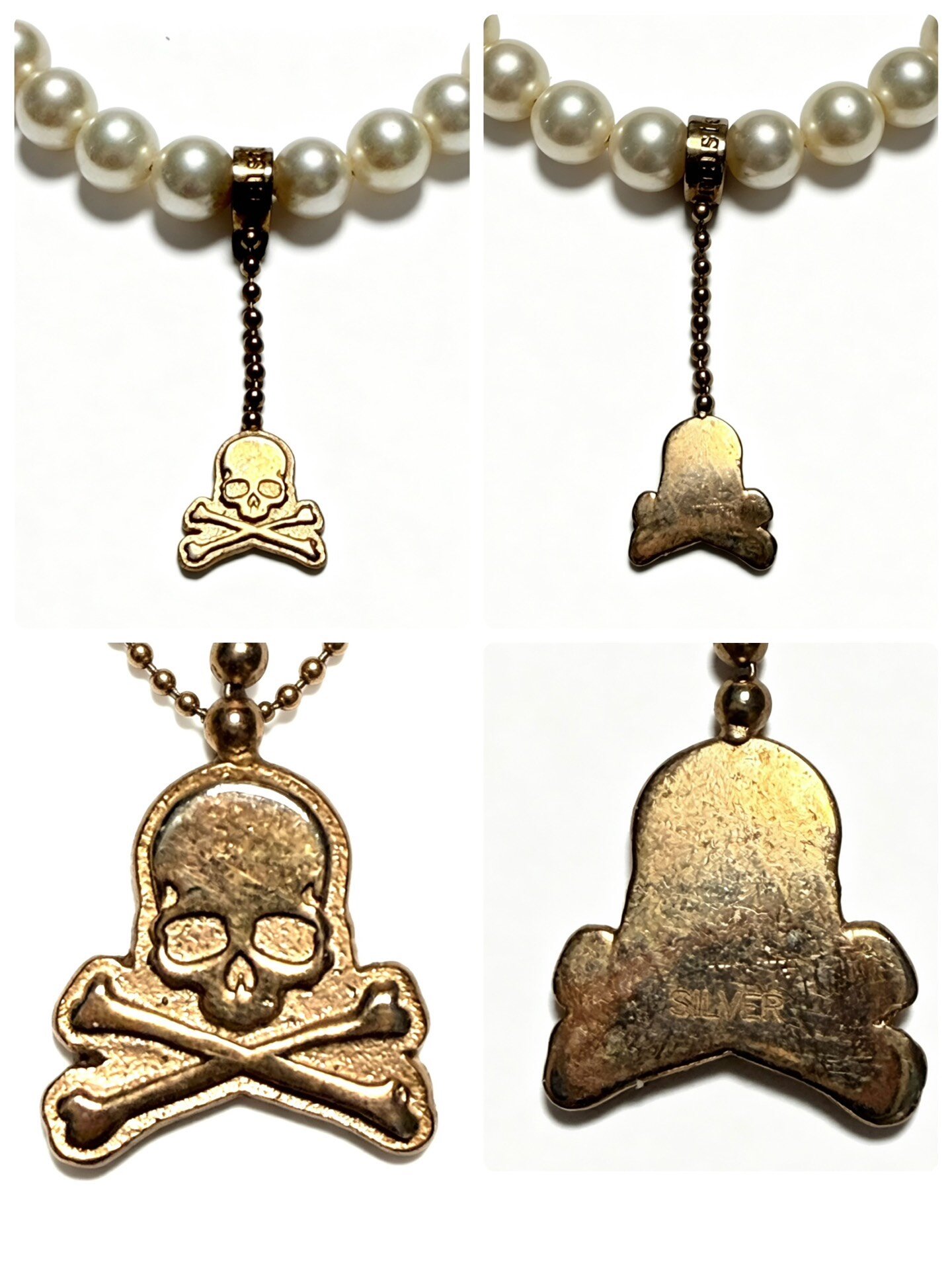 Mastermind Japan MMJ Pearl Necklace — label