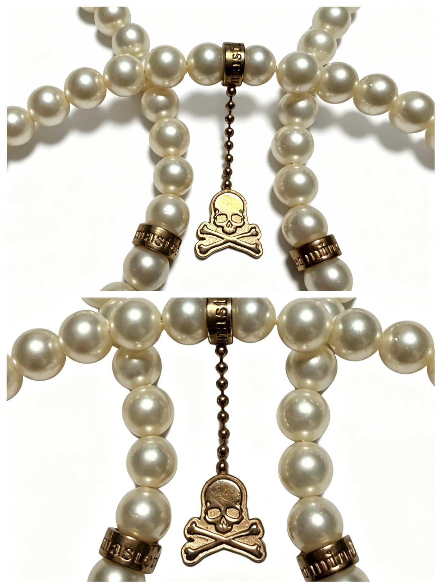 Mastermind Japan MMJ Pearl Necklace — back