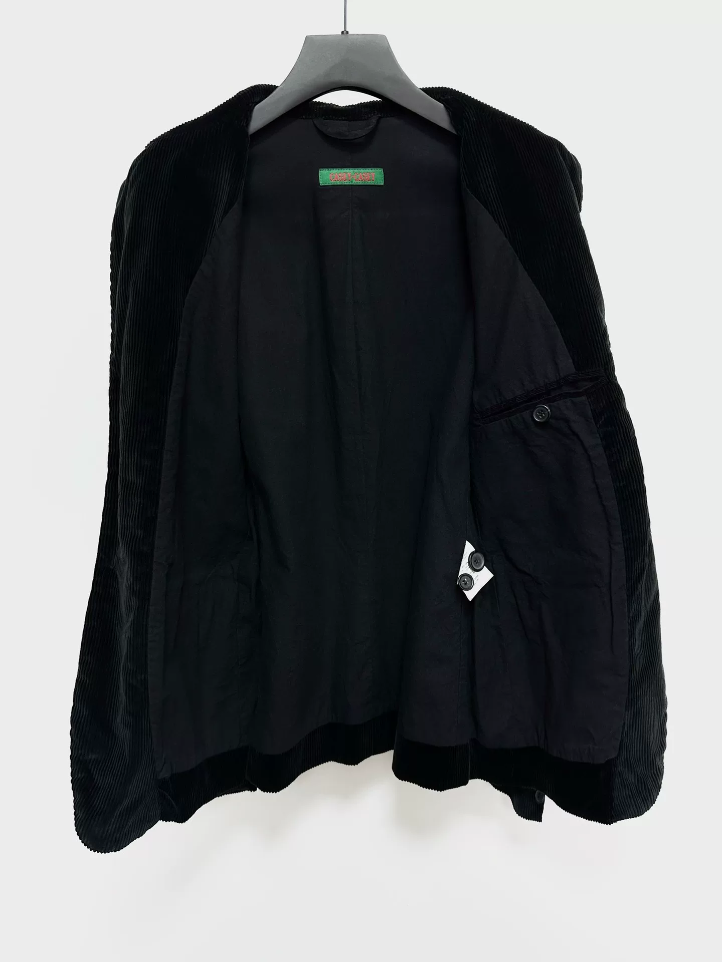 casey casey corduroy blazer jacket — detail