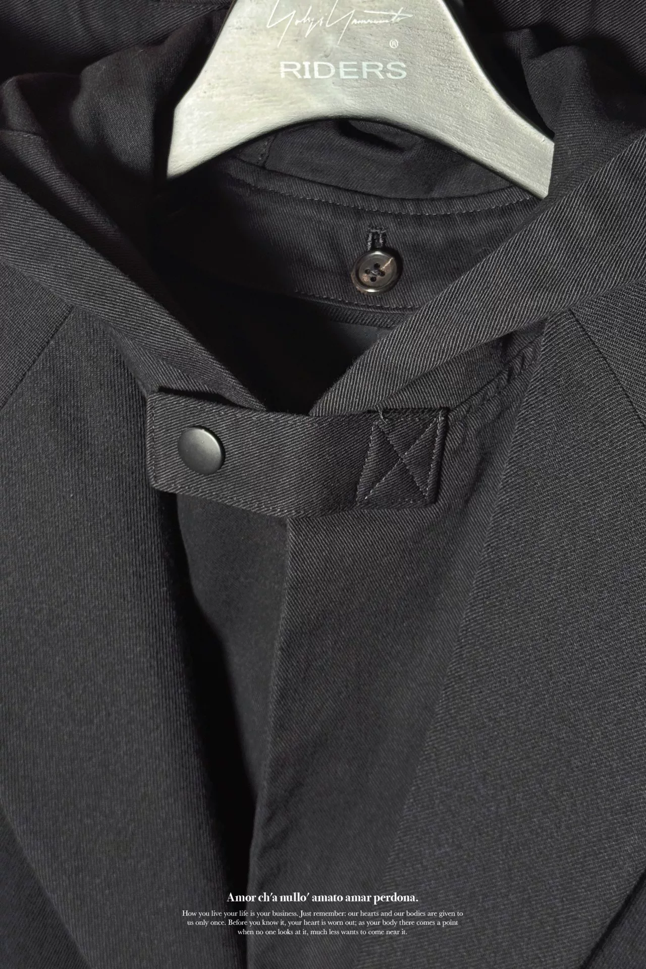 Yohji Yamamoto 05AW Double Blazer — label