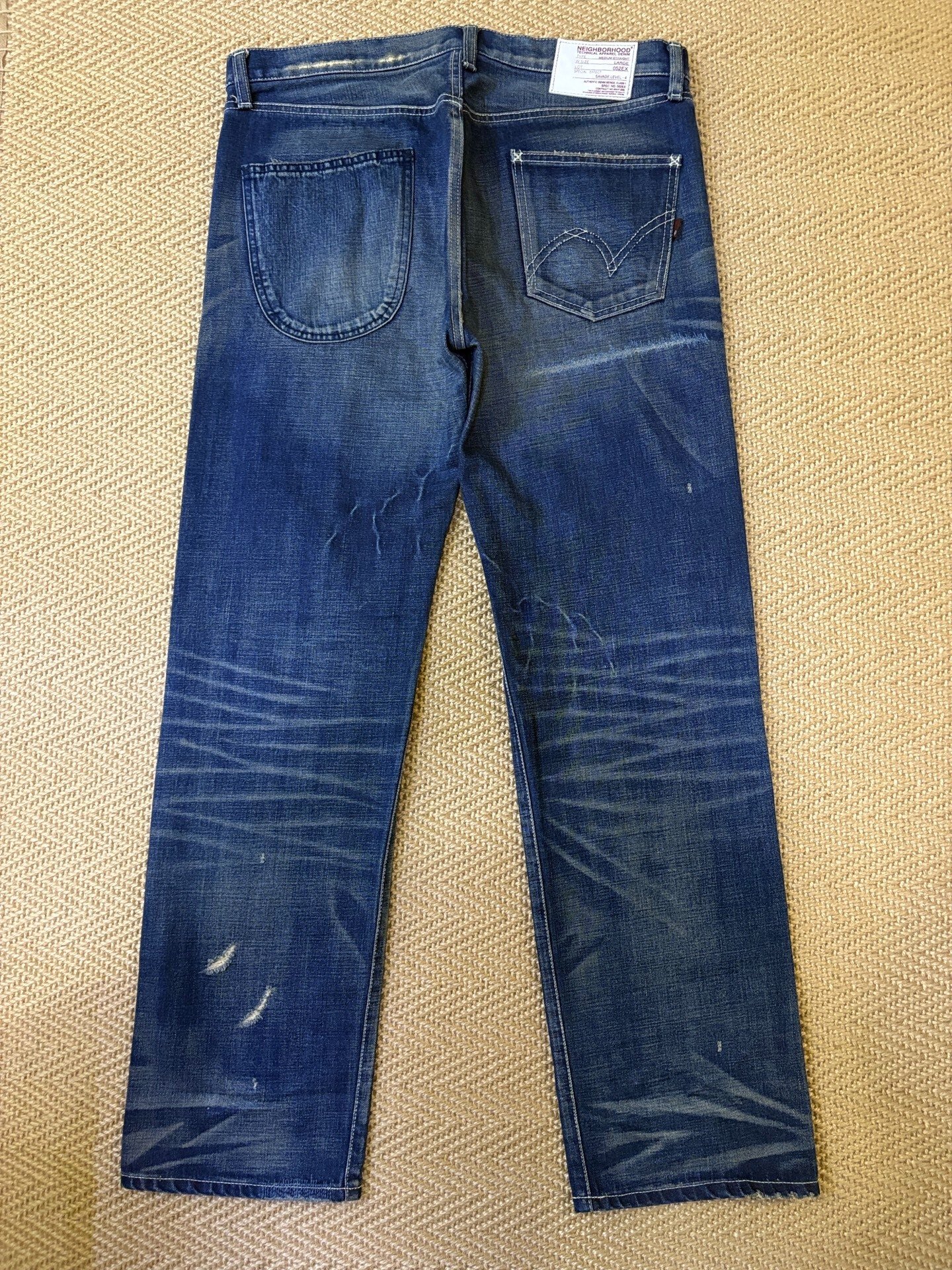 Neighborhood 05 Lightning Distressed Jeans — front