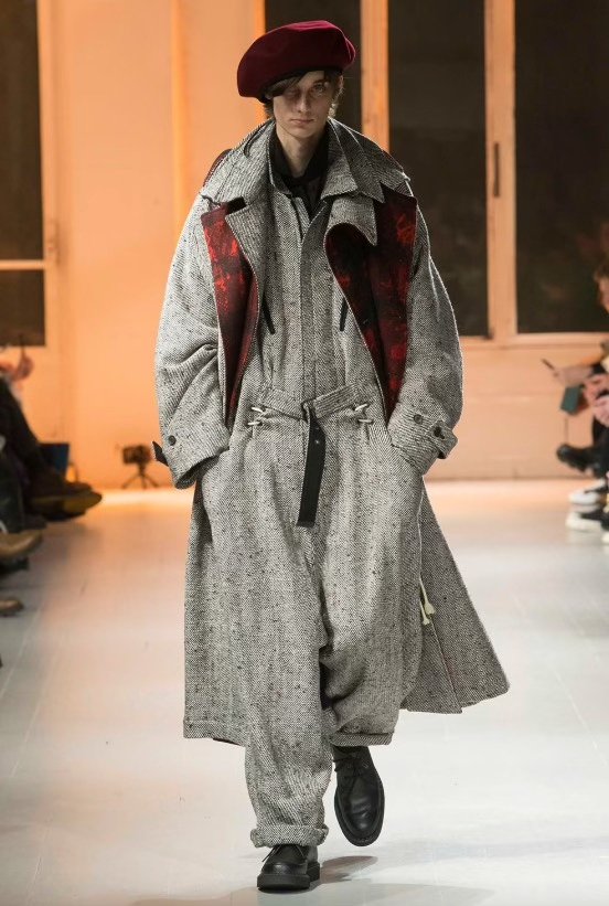 Yohji Yamamoto 20AW Wool Beret — detail