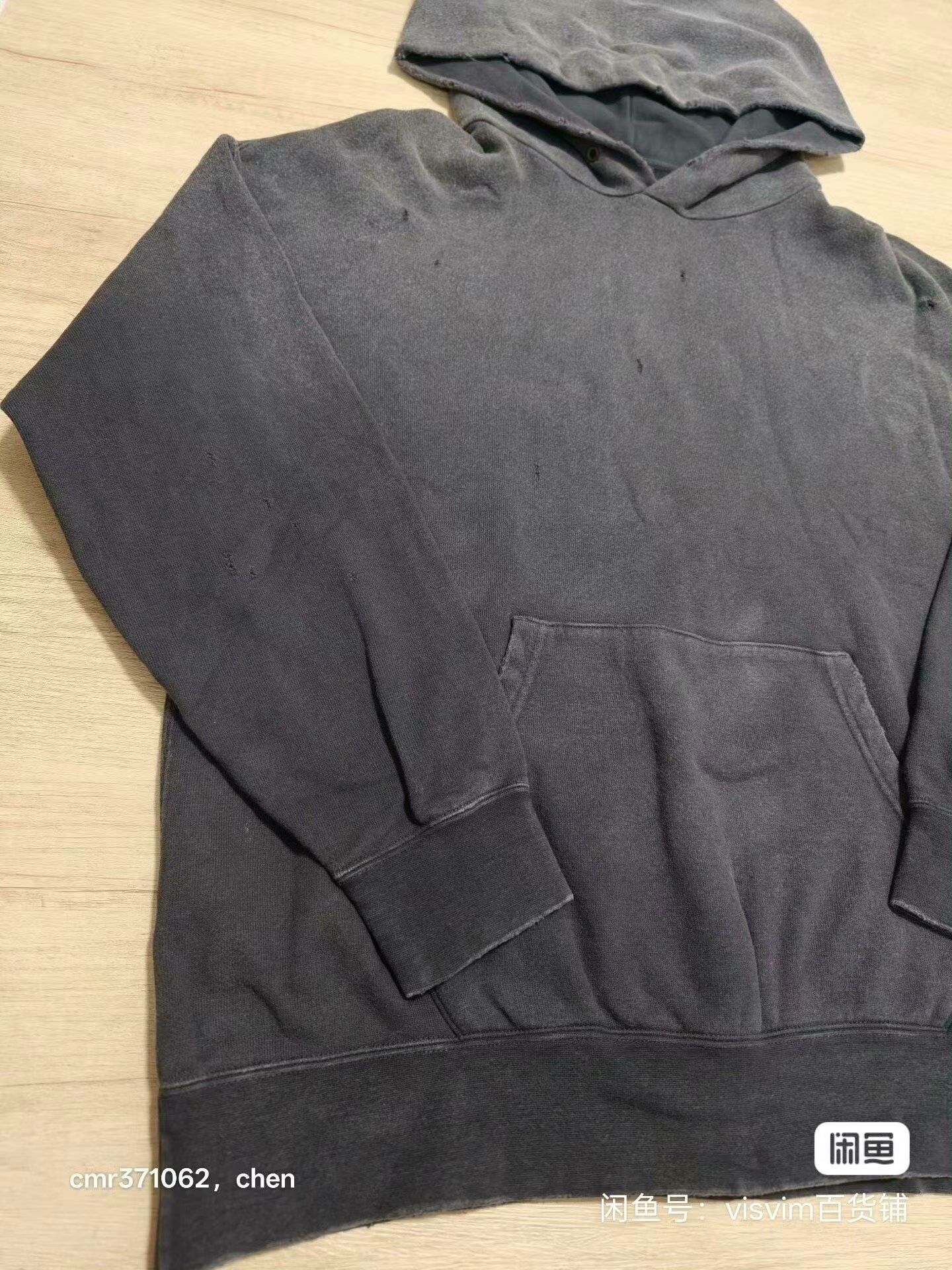 VISVIM 21AW JUMBO HOODIE P.O. CRASH — back