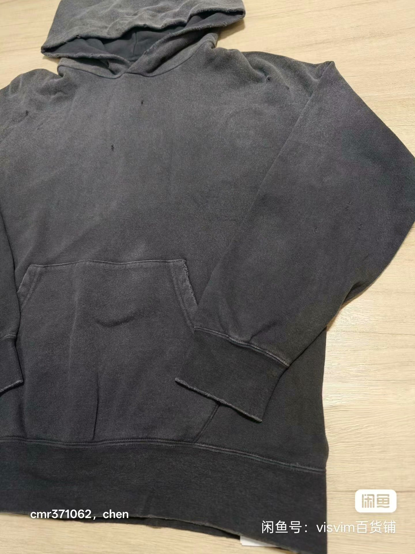 VISVIM 21AW JUMBO HOODIE P.O. CRASH — detail