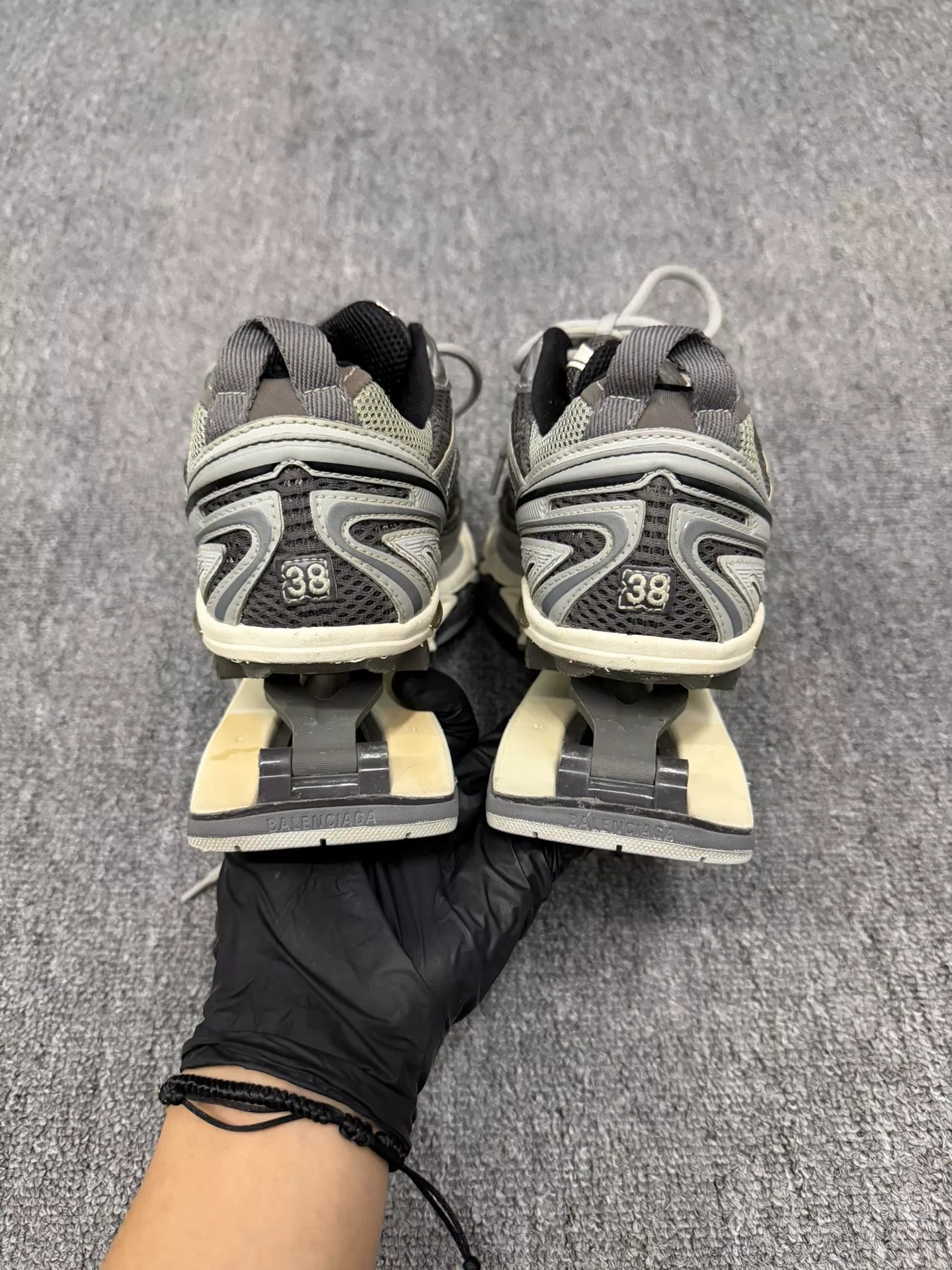 Balenciaga Track Dad Shoes — label