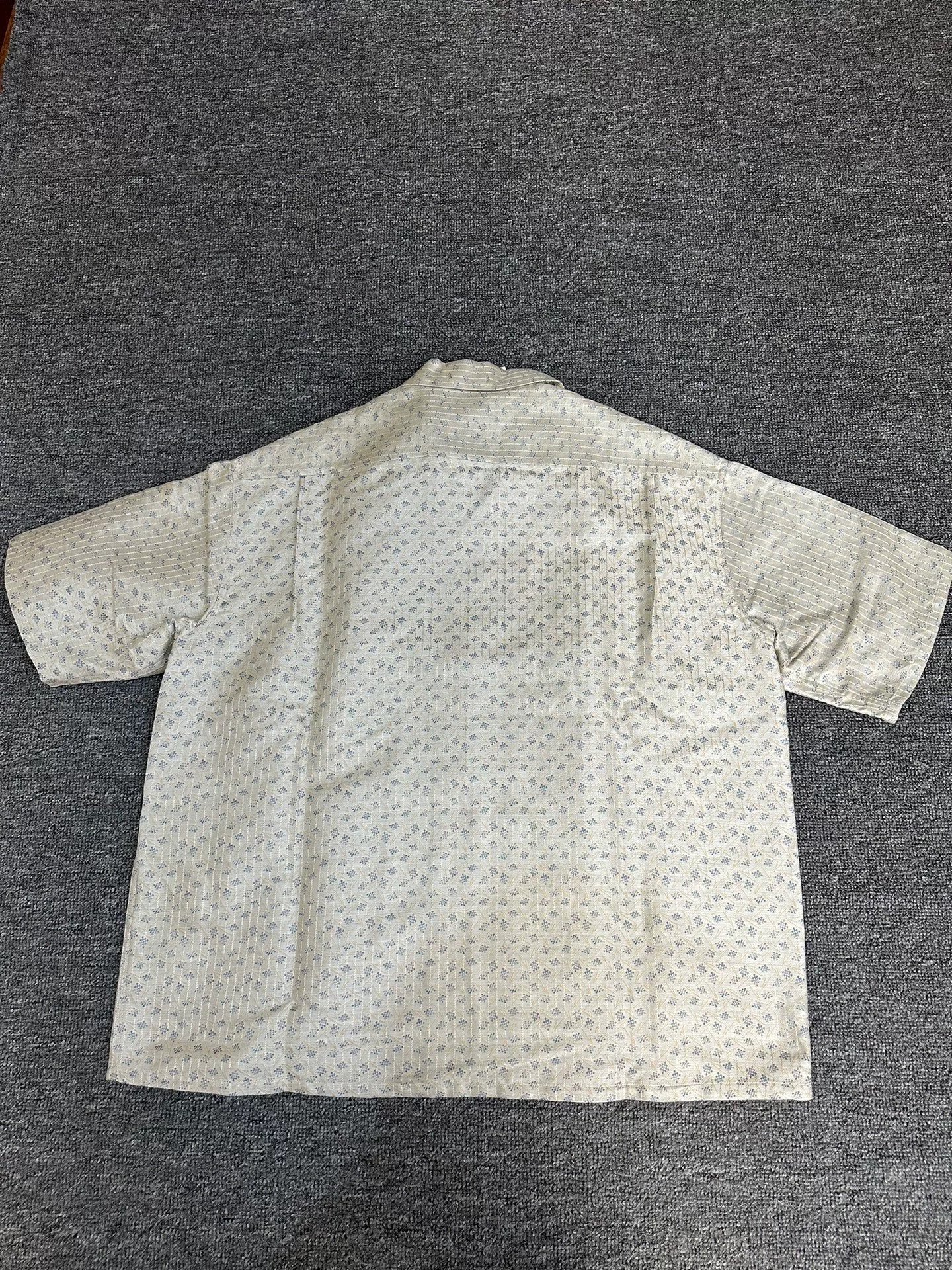 visvim crosby silk linen shirt — back