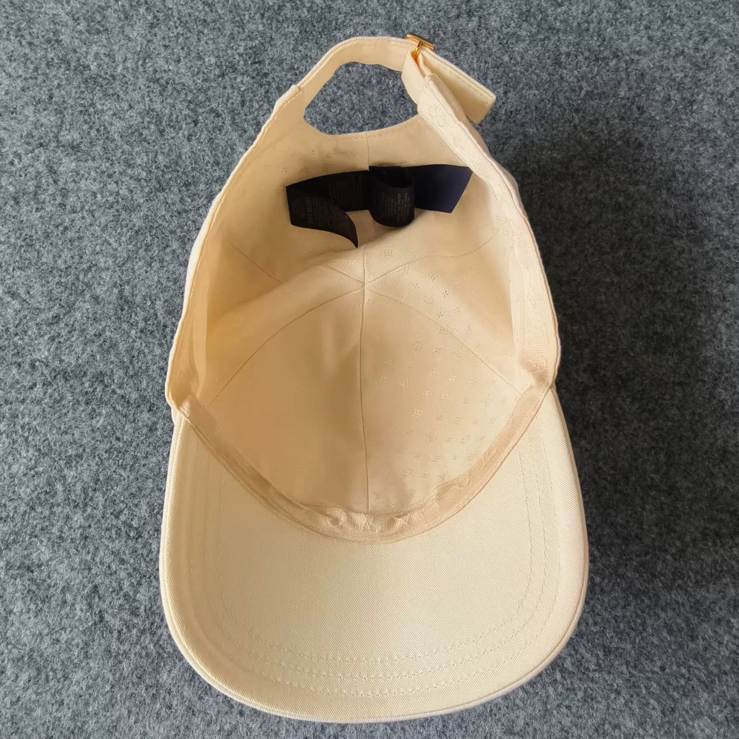 Louis Vuitton Pink Embroidered LV Baseball Cap — back