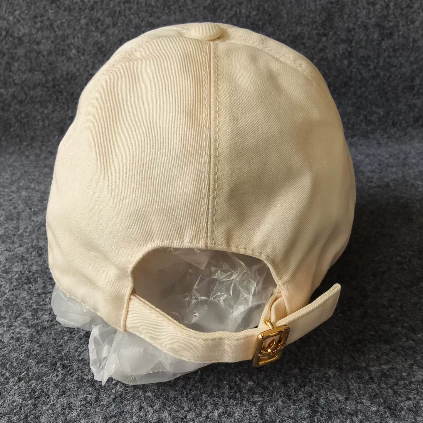 Louis Vuitton Pink Embroidered LV Baseball Cap — detail