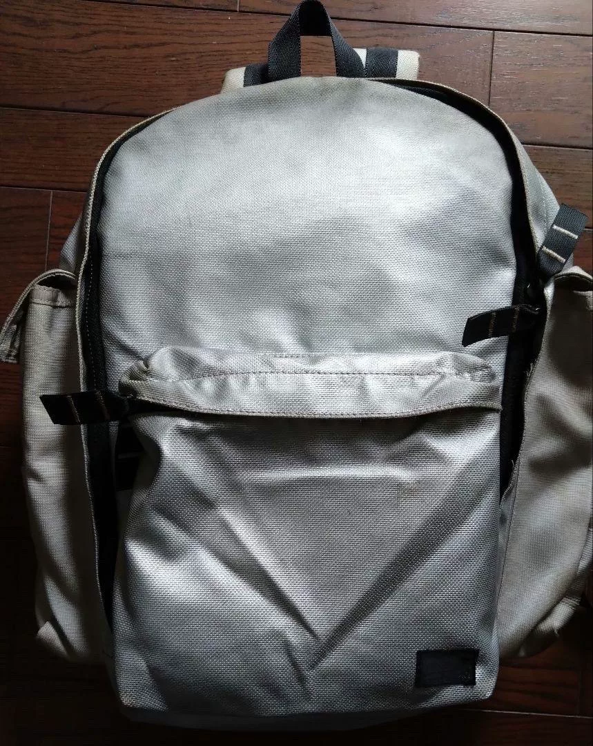 Porter Gray Canvas Backpack