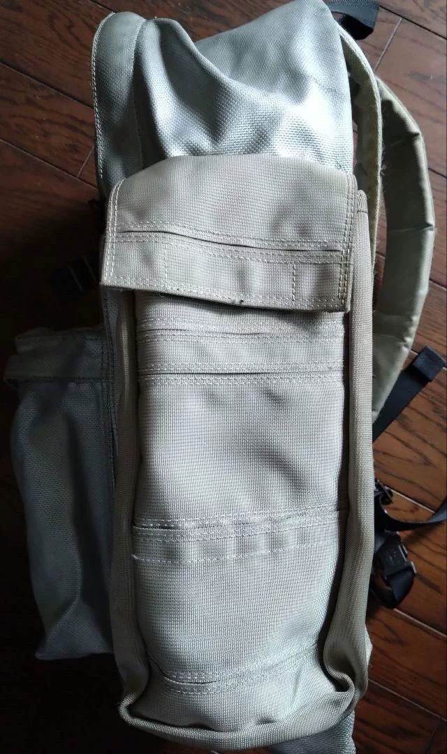 Porter Gray Canvas Backpack — back