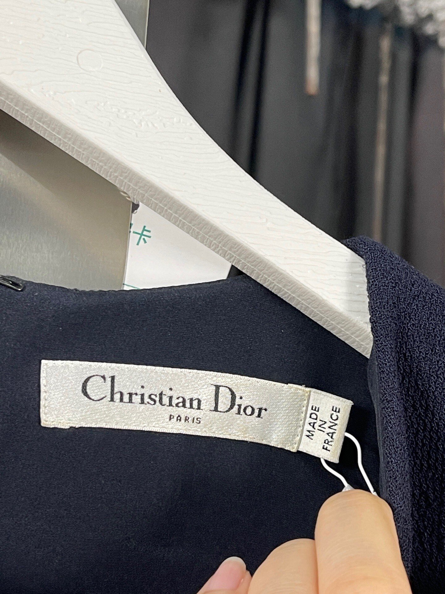 Dior Sleeveless Long Dress — label