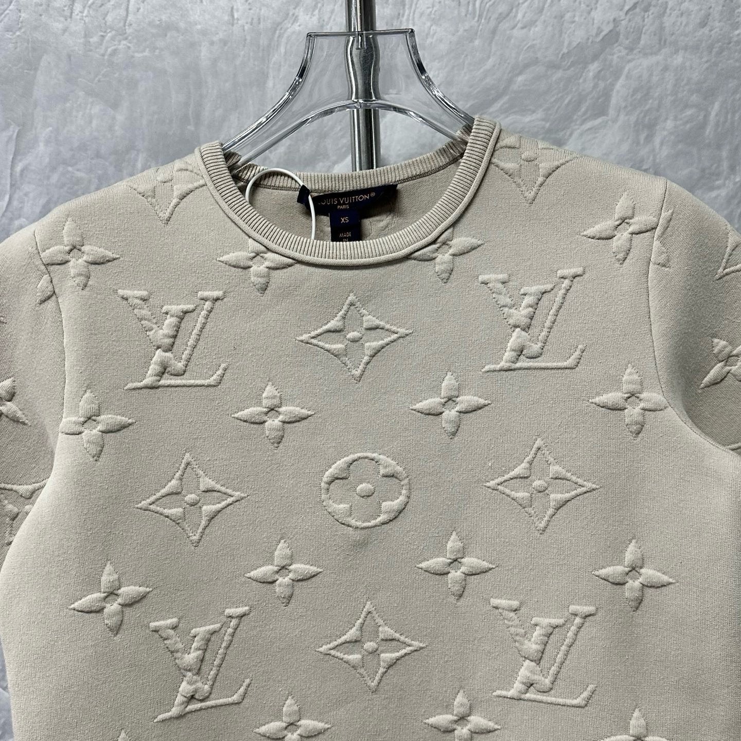 Louis Vuitton SS24 Monogram Embossed Short Sleeve XS — detail