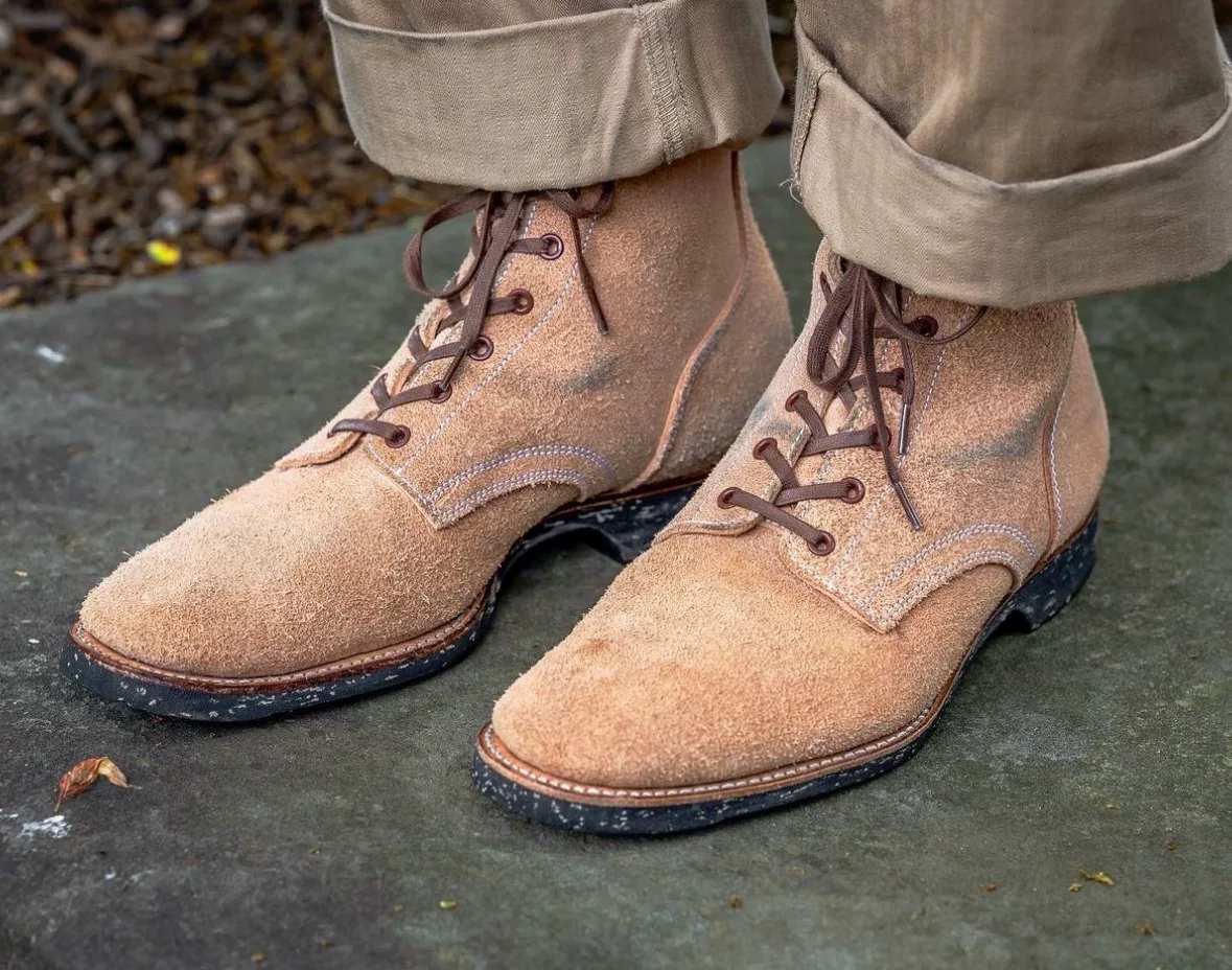 Clinch Yeager Soft Toe Boots — detail