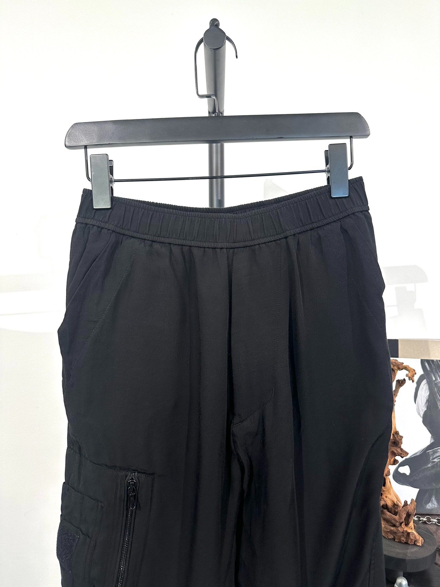 Julius_7 Nylon Cargo Pants — back