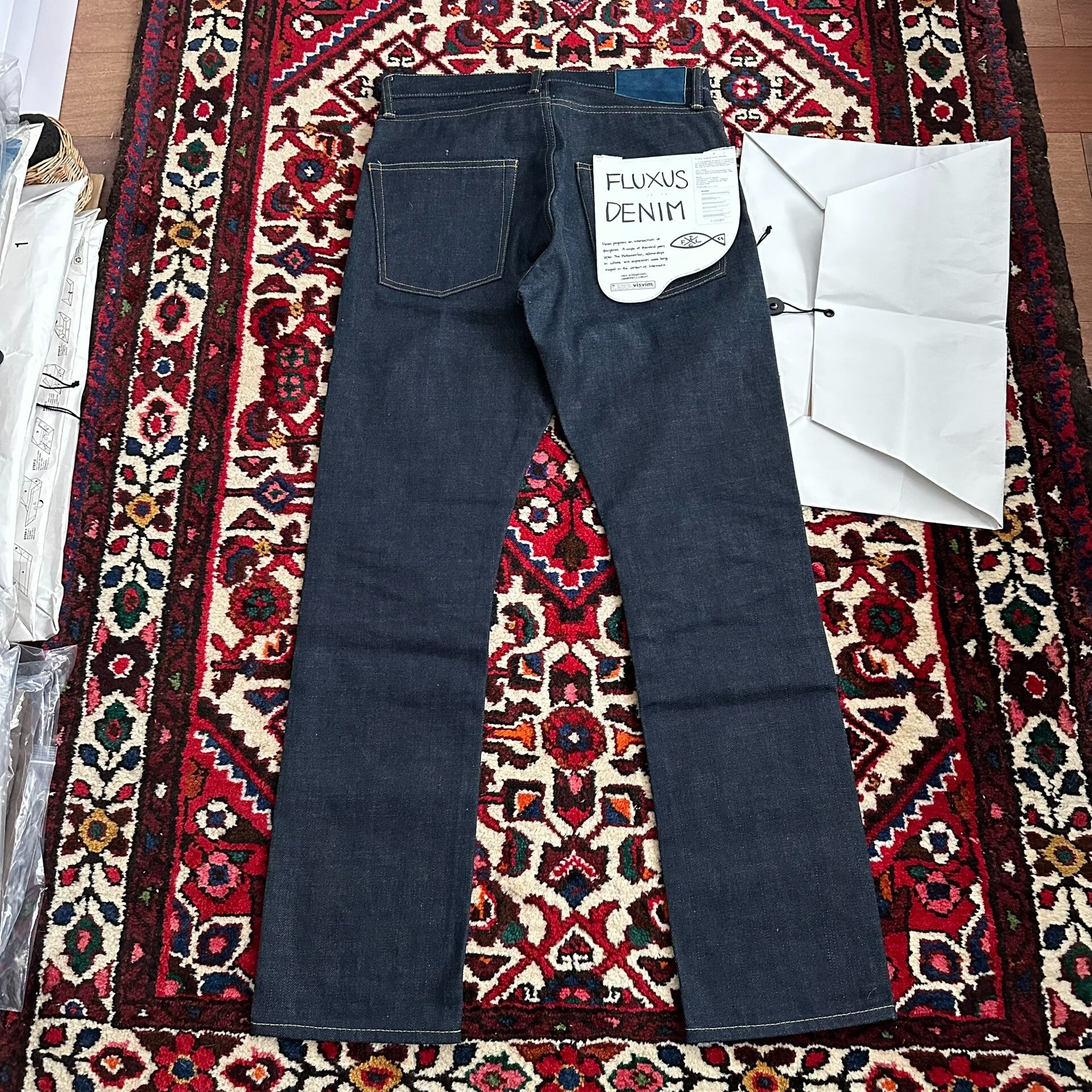 visvim 17aw 11r Raw Jeans — front