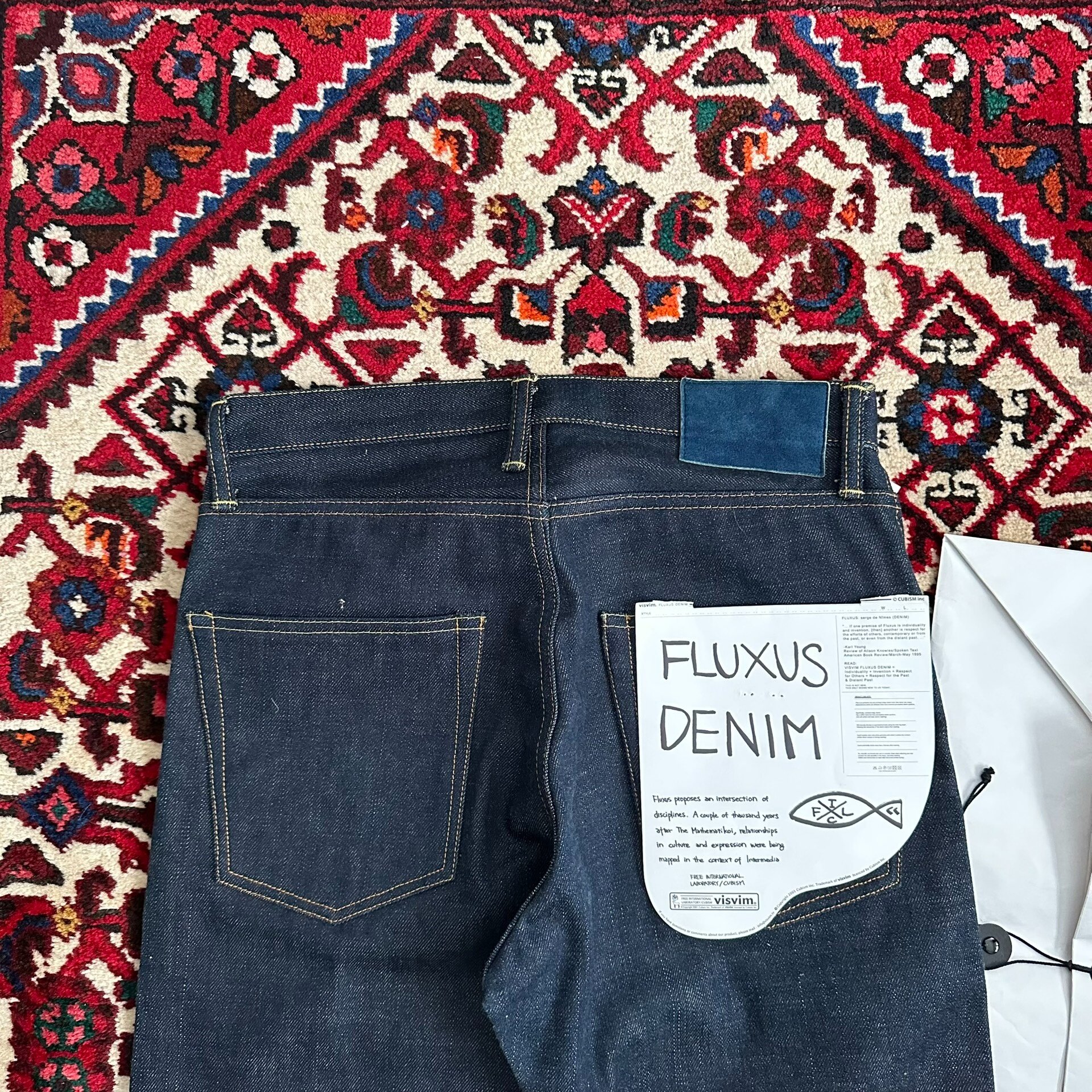visvim 17aw 11r Raw Jeans — back
