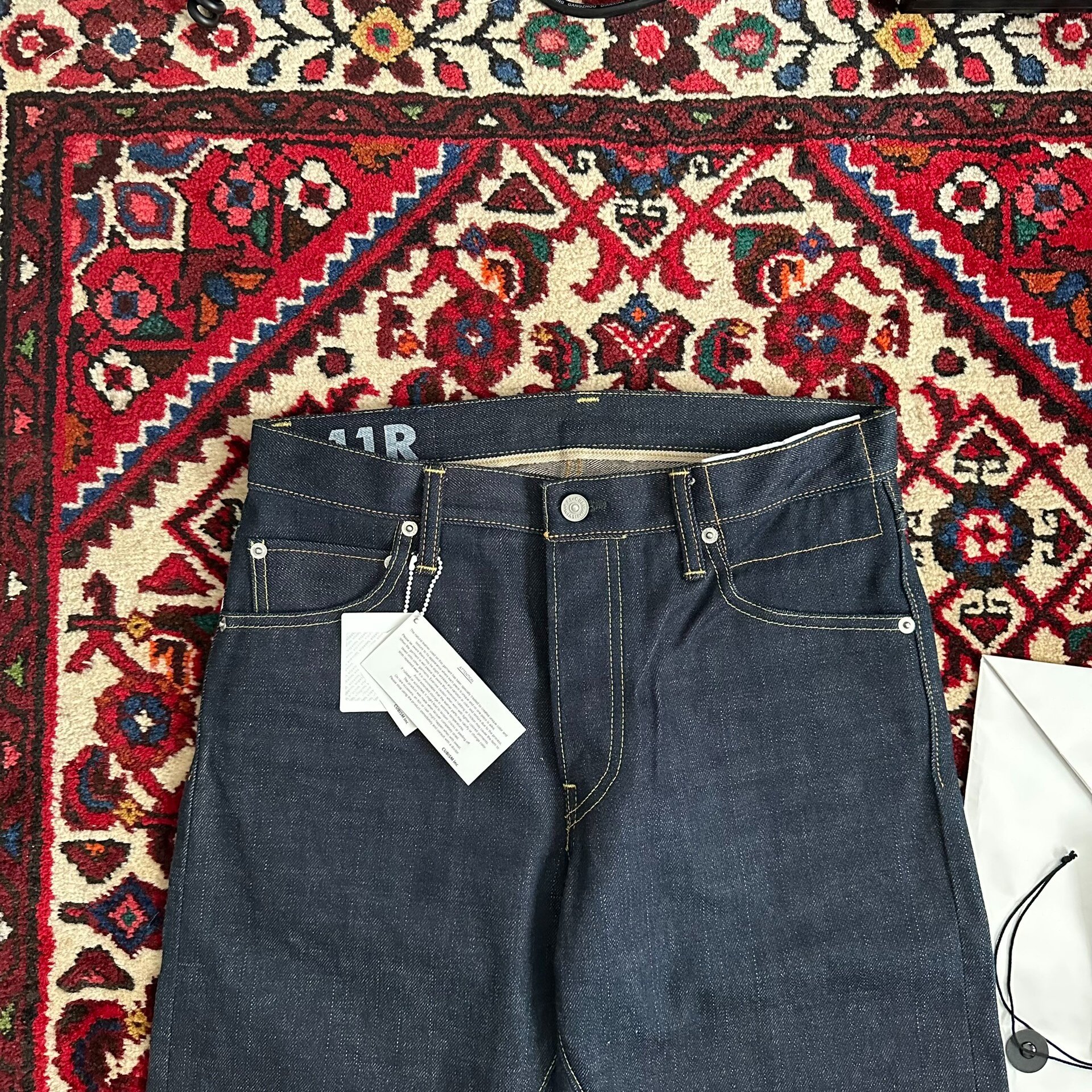 visvim 17aw 11r Raw Jeans — detail