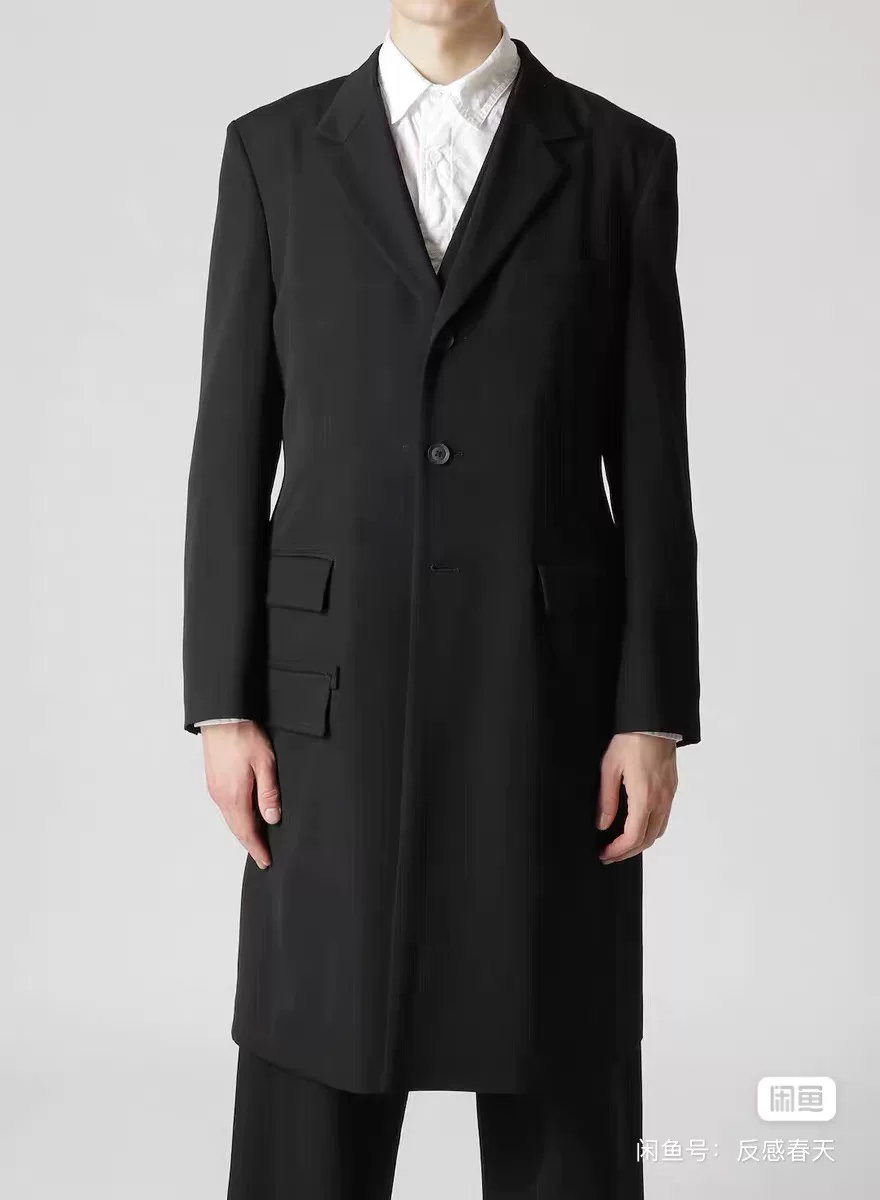 Yohji Yamamoto 23AW Cashmere Coat — back