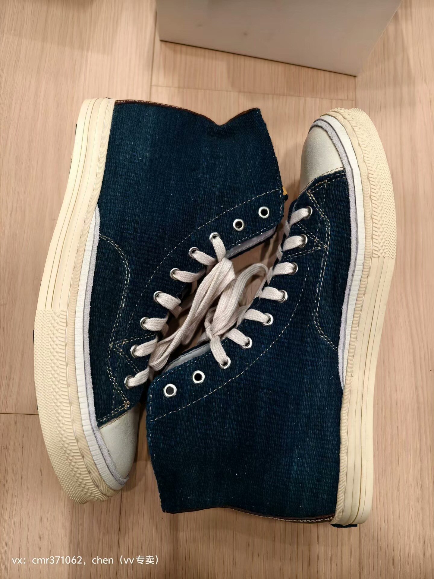 VISVIM 13SS LAUDA Indigo Folk — detail