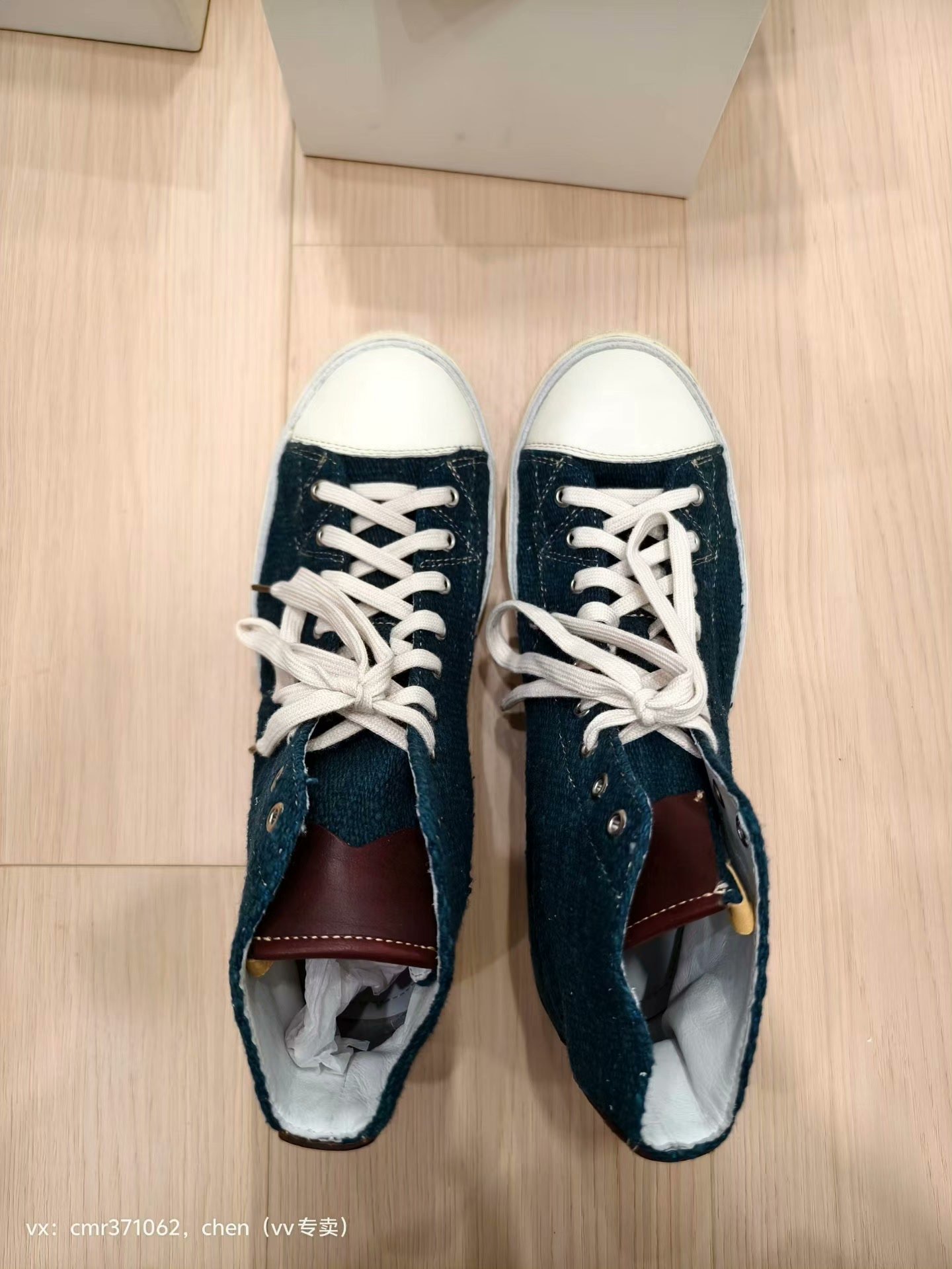 VISVIM 13SS LAUDA Indigo Folk — label
