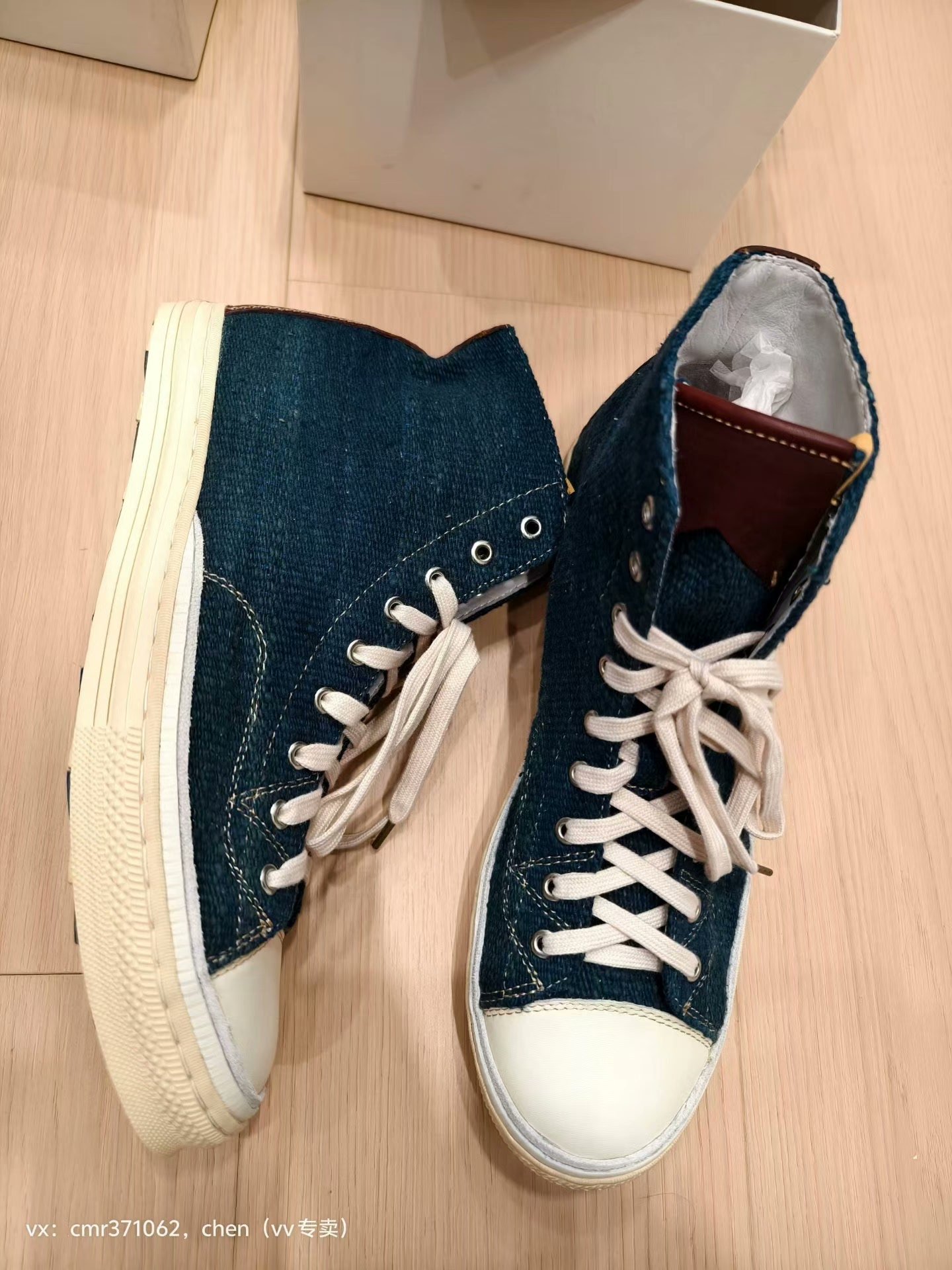 VISVIM 13SS LAUDA Indigo Folk — front