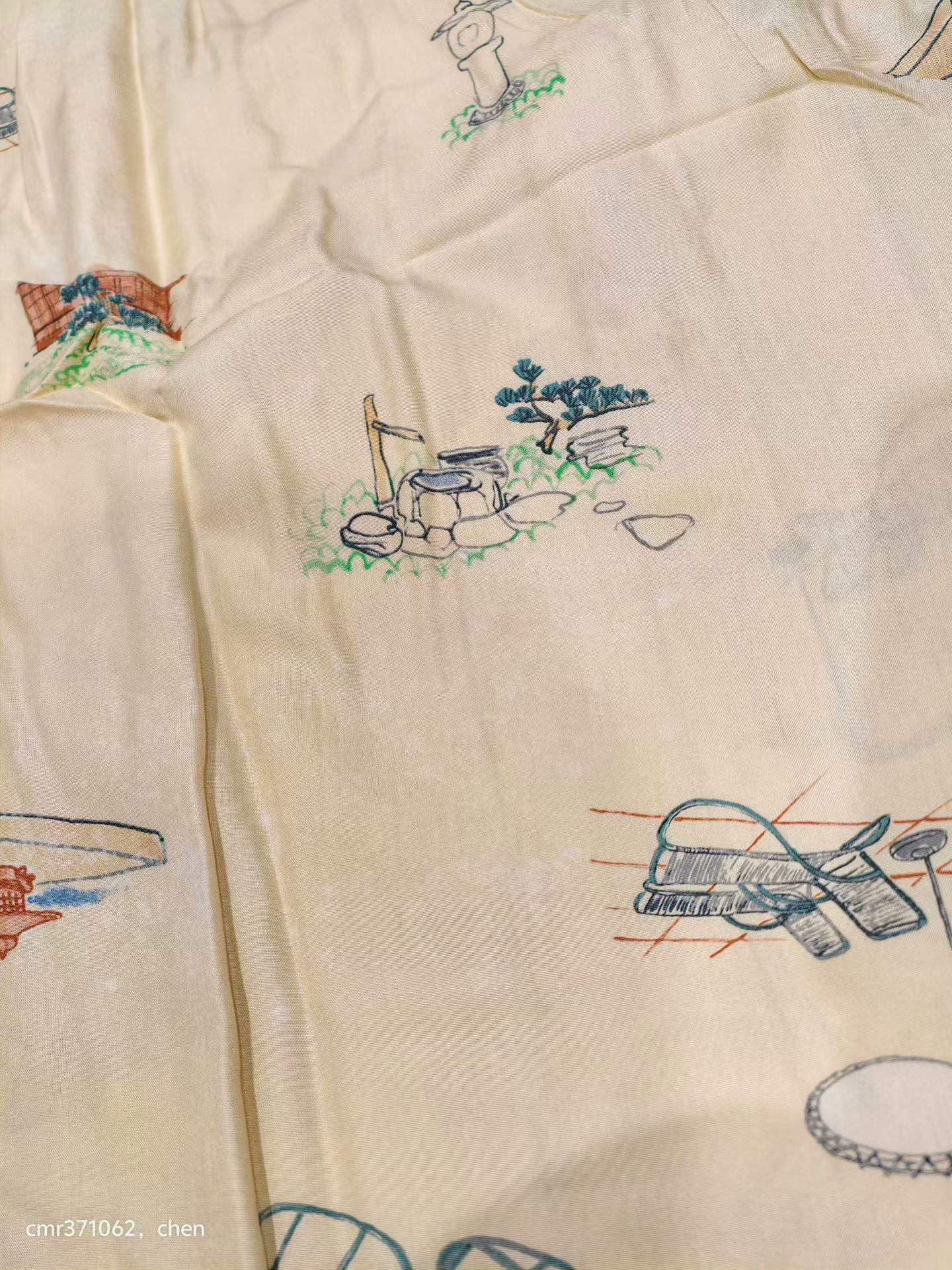 VISVIM 21SS WALLIS SHIRT S/S GARDEN — label