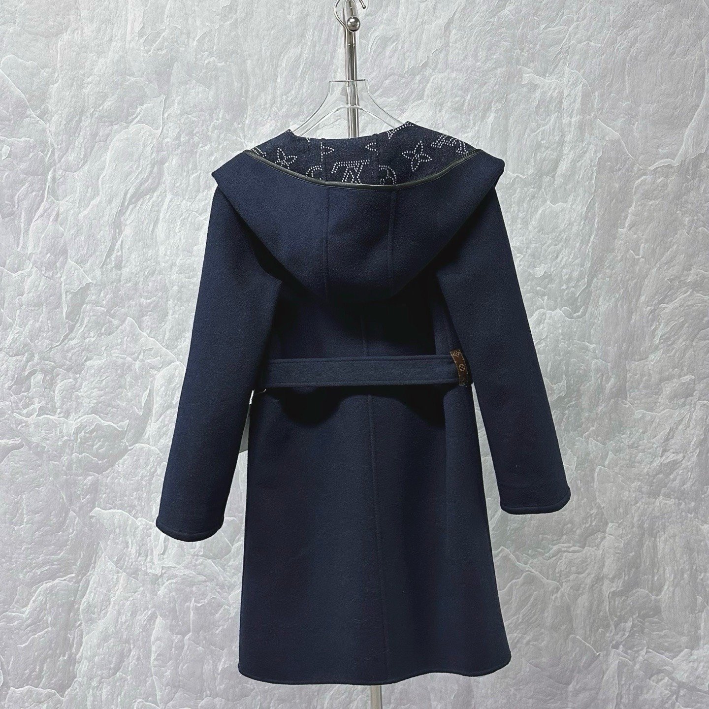 Louis Vuitton Monogram Reversible Hooded Coat — back