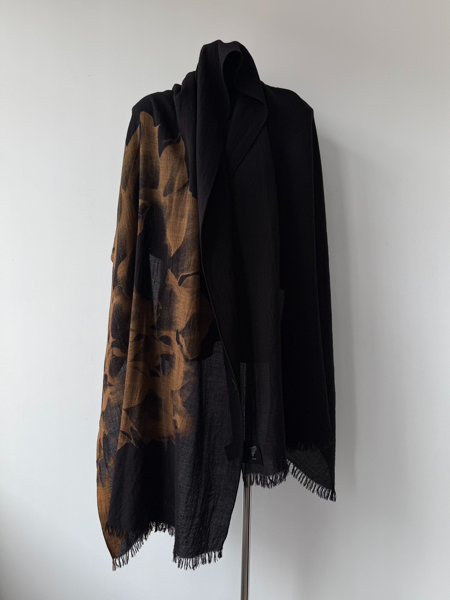 Yohji Yamamoto Discord Wabi-Sabi Scarf — front