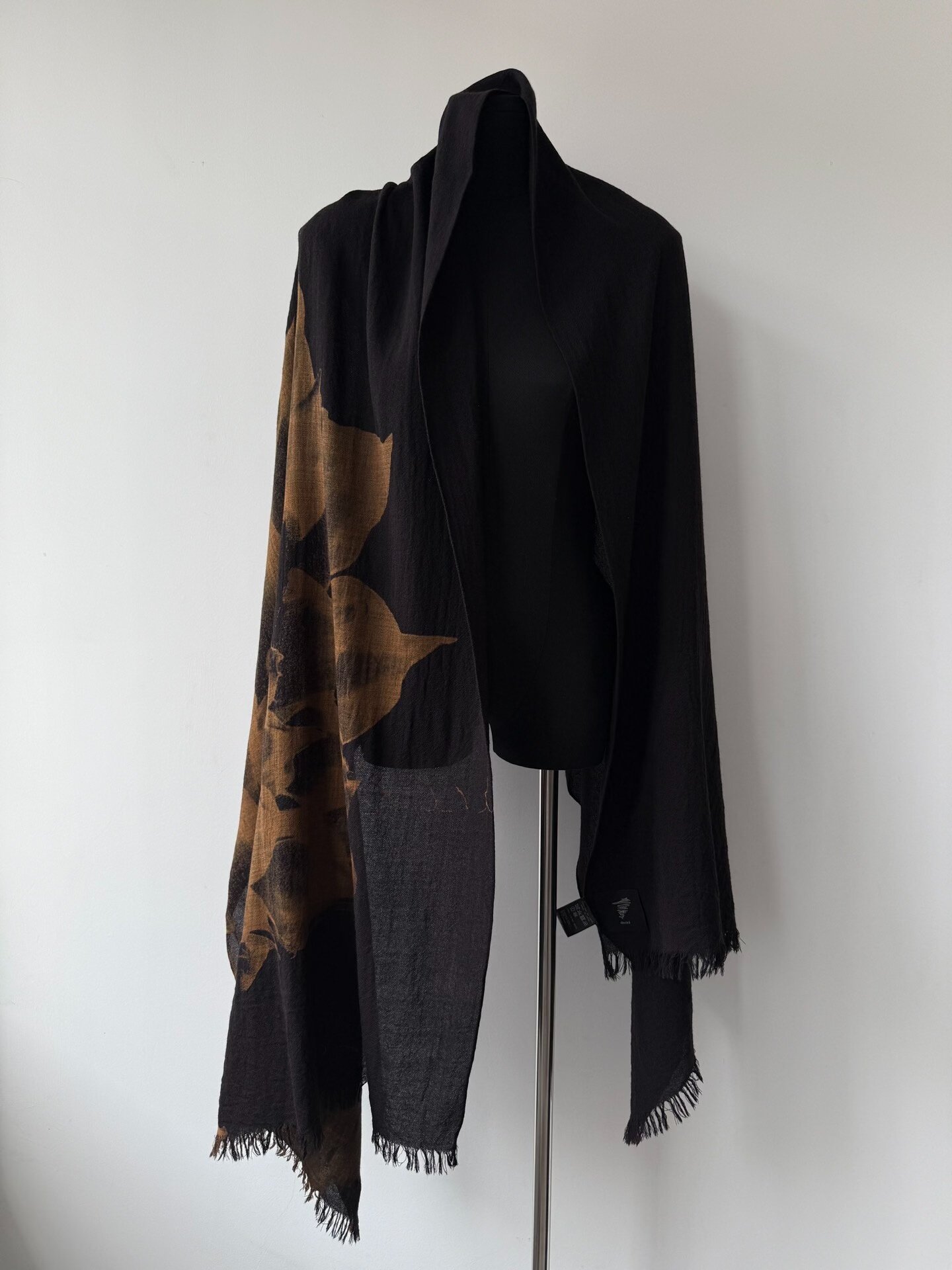 Yohji Yamamoto Discord Wabi-Sabi Scarf — back
