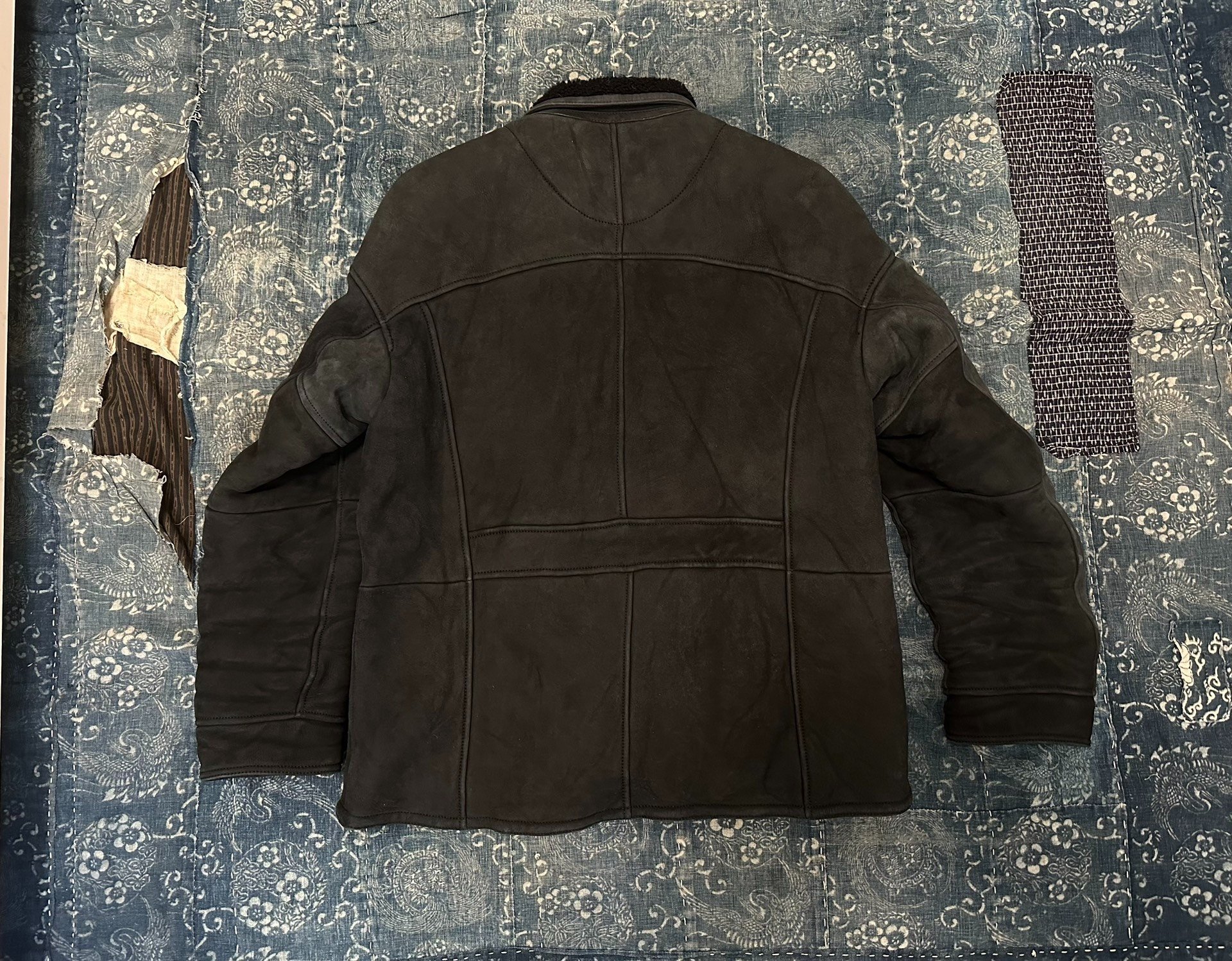 visvim eton sheepskin jacket — front