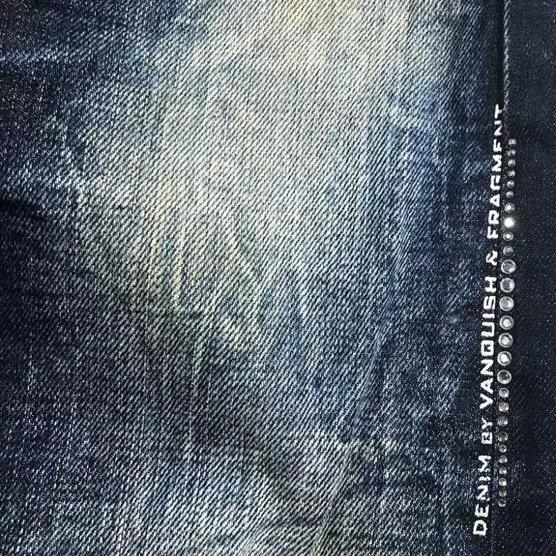 Vanquish & Fragment Denim Jeans — label