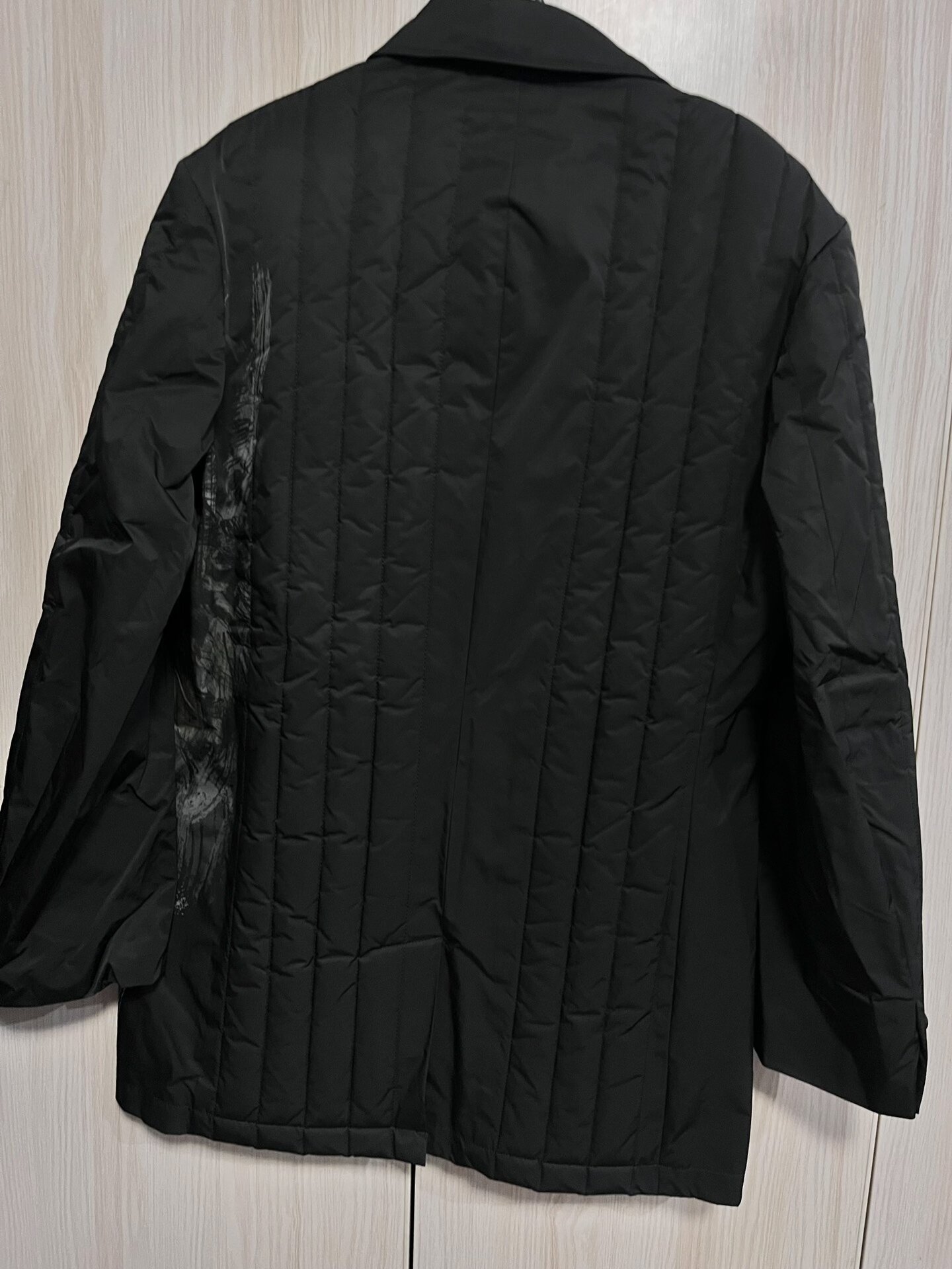 Yohji Yamamoto Wolf Head Cotton Coat — back