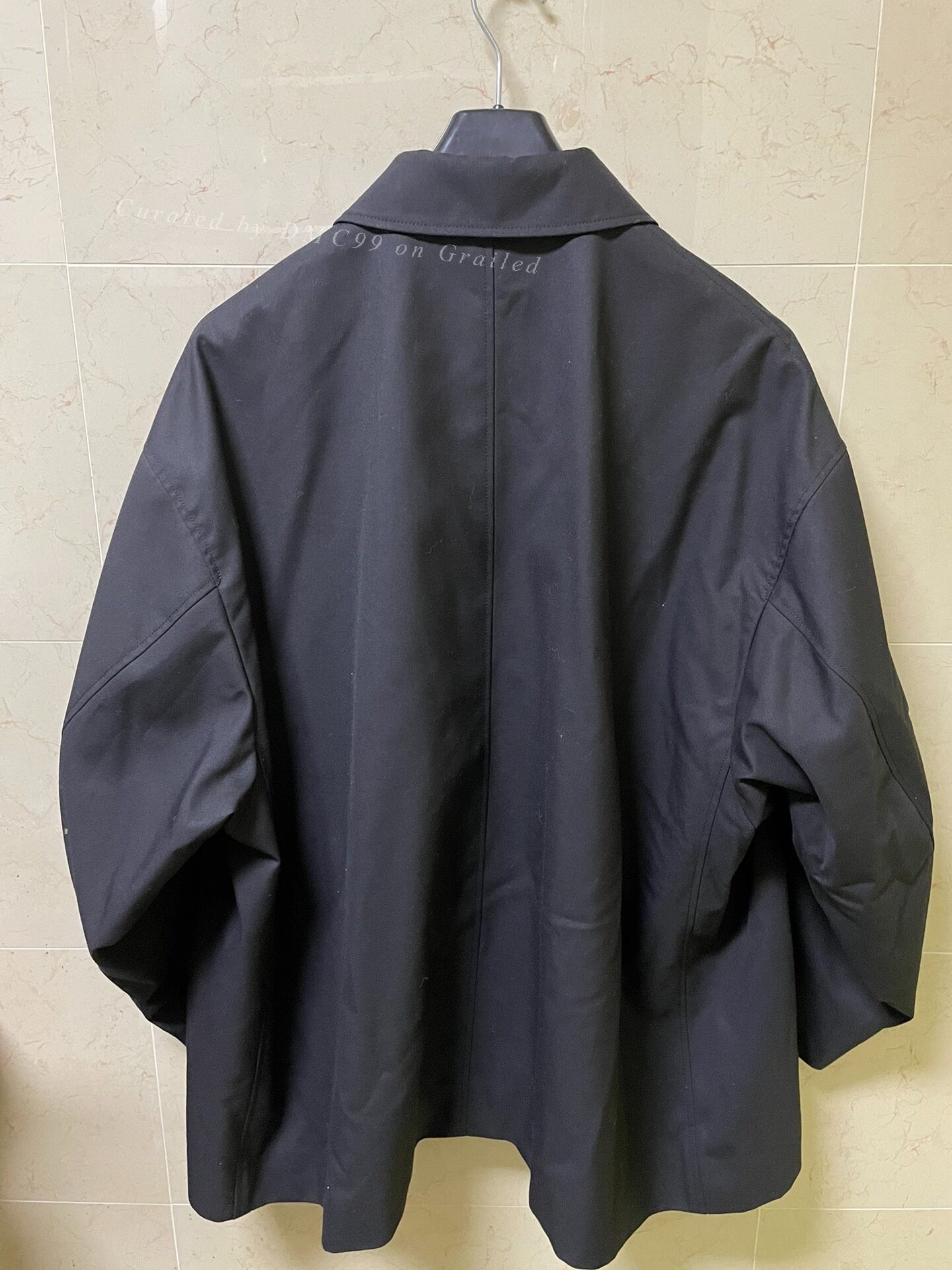 n.hoolywood 22SS Balmacaan Chesterfield Coat — front