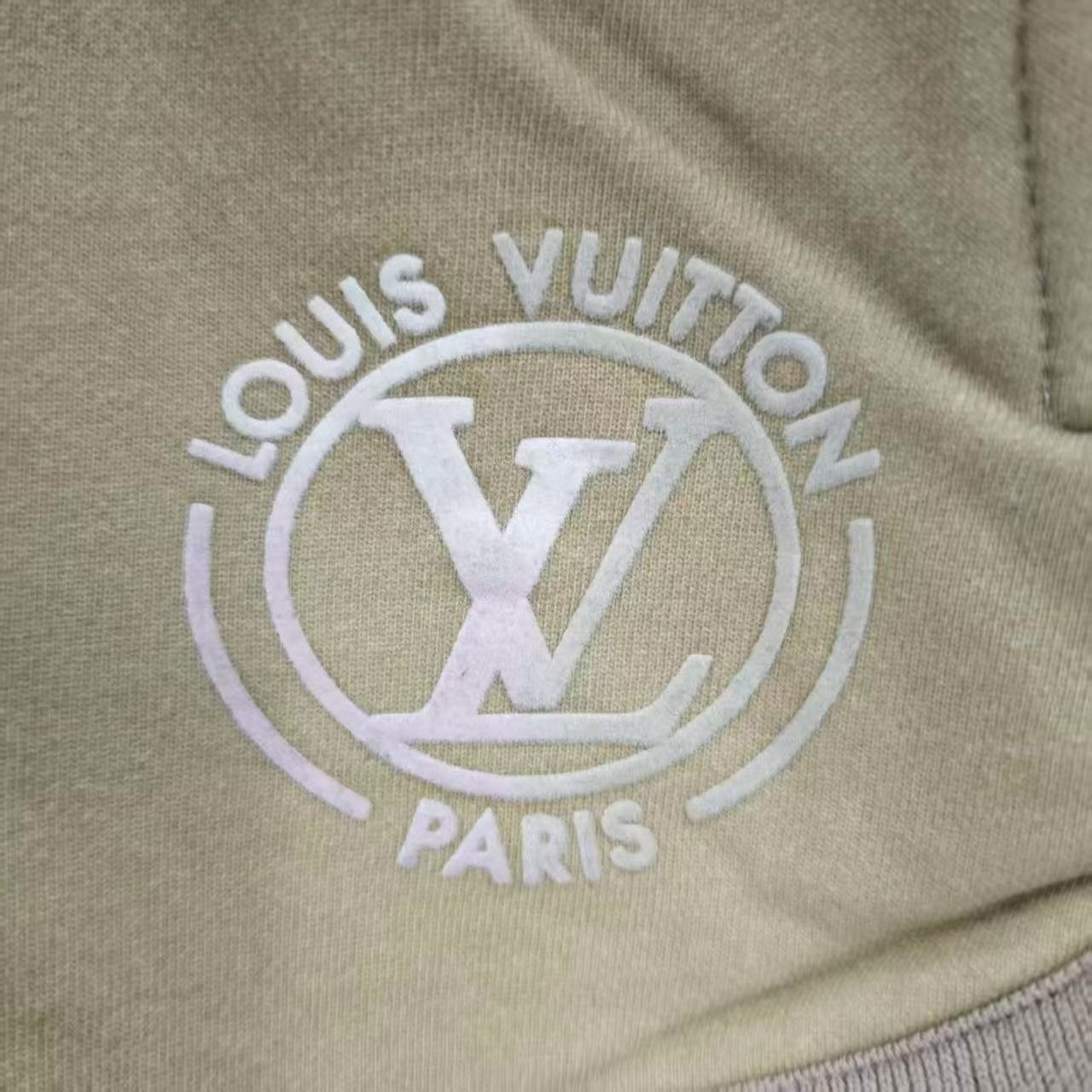Louis Vuitton Gradient Gold Buckle Casual Shorts — detail