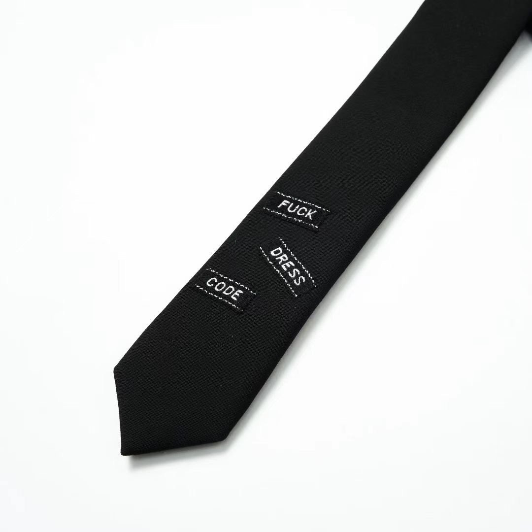 Porter Classic Wool Embroidered Tie