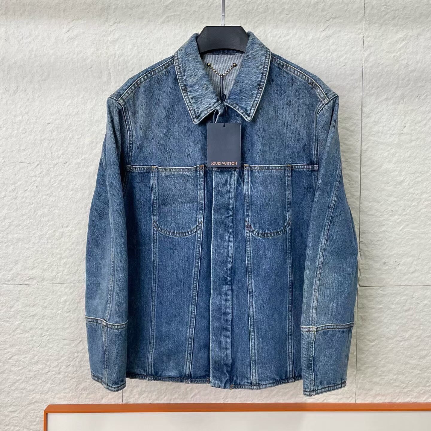 Louis Vuitton Gradient All-Over Print Denim Jacket