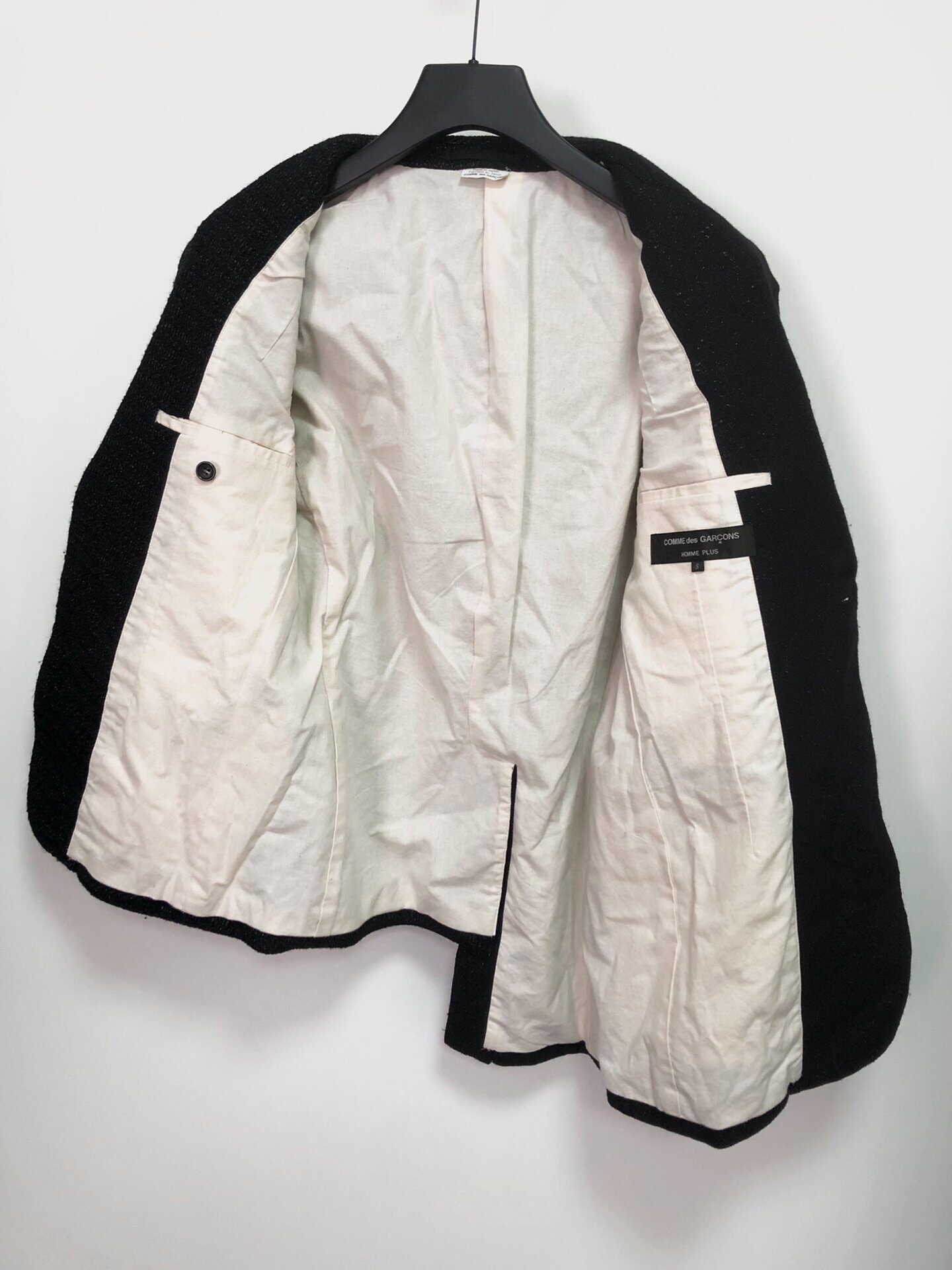 Comme des Garçons 17AW Boy Hood Jacket — detail