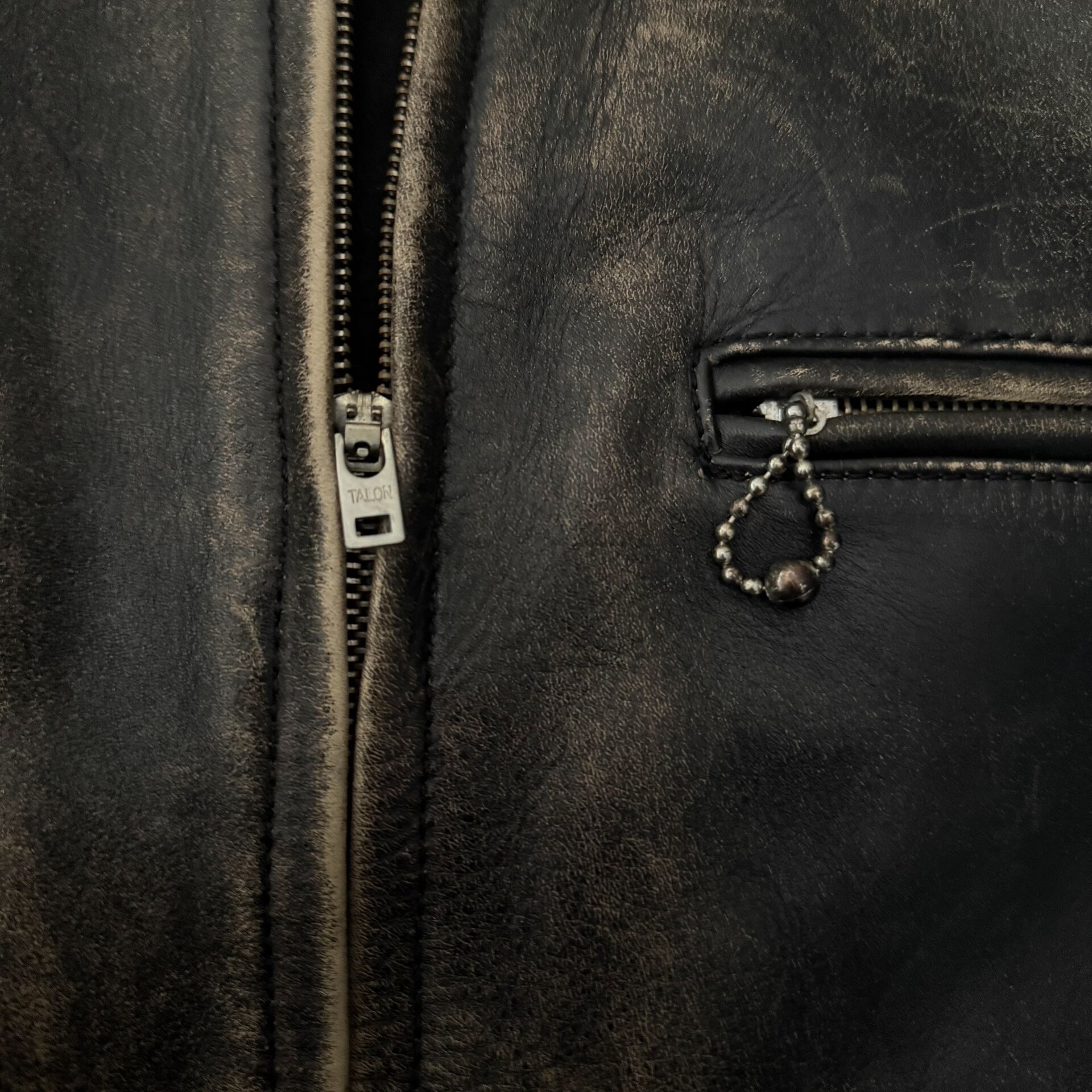 Levis Lvc 1930s Vintage Leather Jacket — back