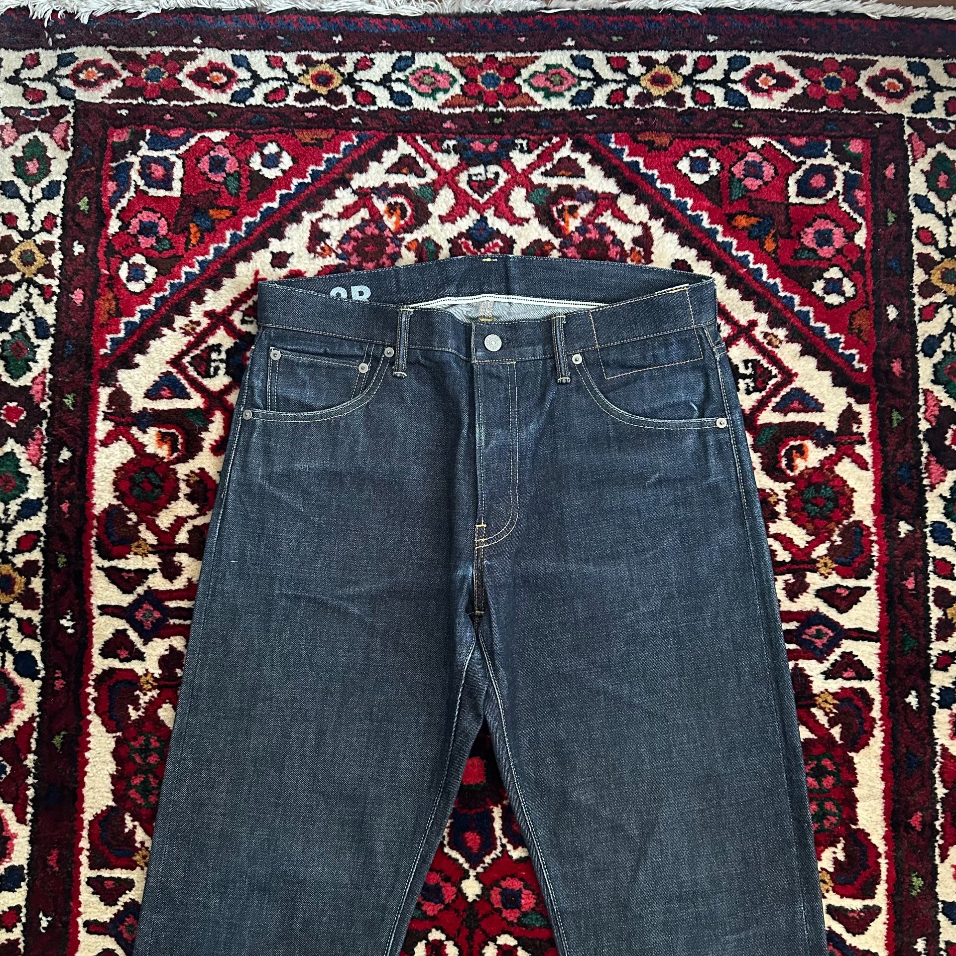 visvim 19SS 01.2R Raw Denim Jeans — detail