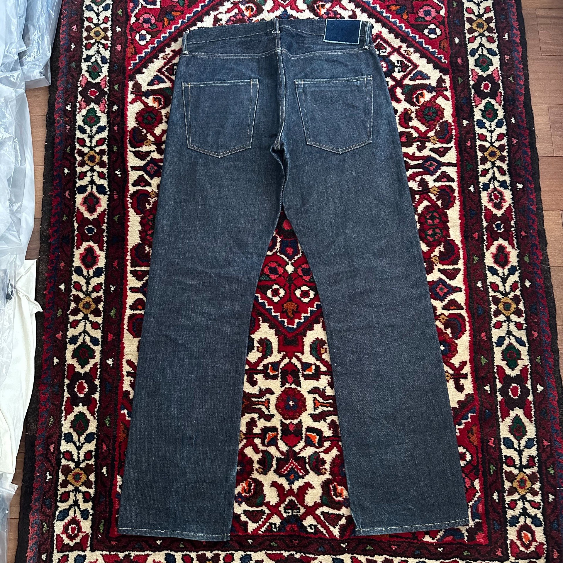 visvim 19SS 01.2R Raw Denim Jeans — front