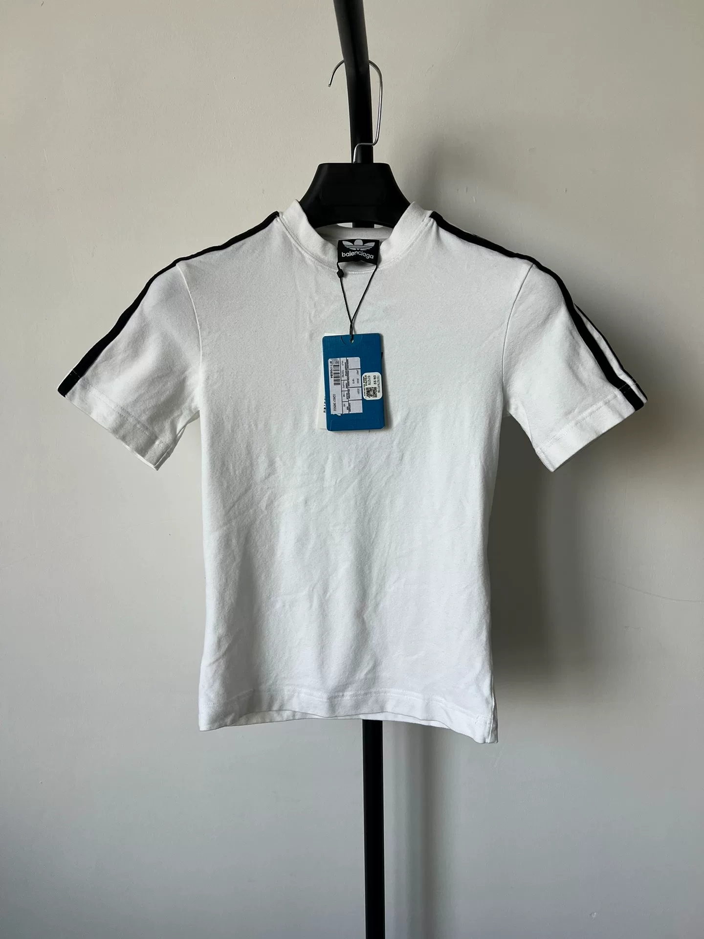 Balenciaga x adidas Logo Short-Sleeve Top