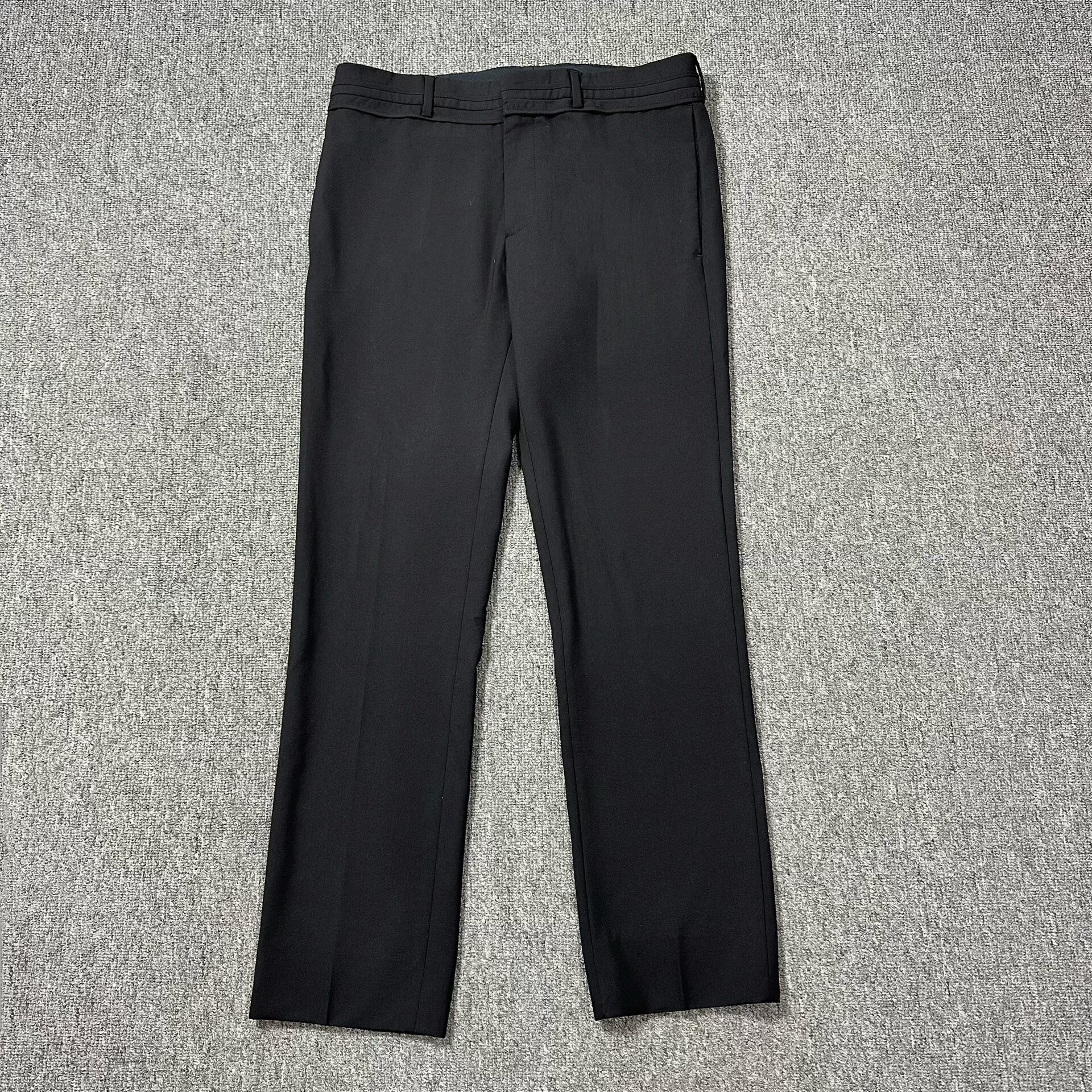 Dior Black Double Waistband Slim Trousers
