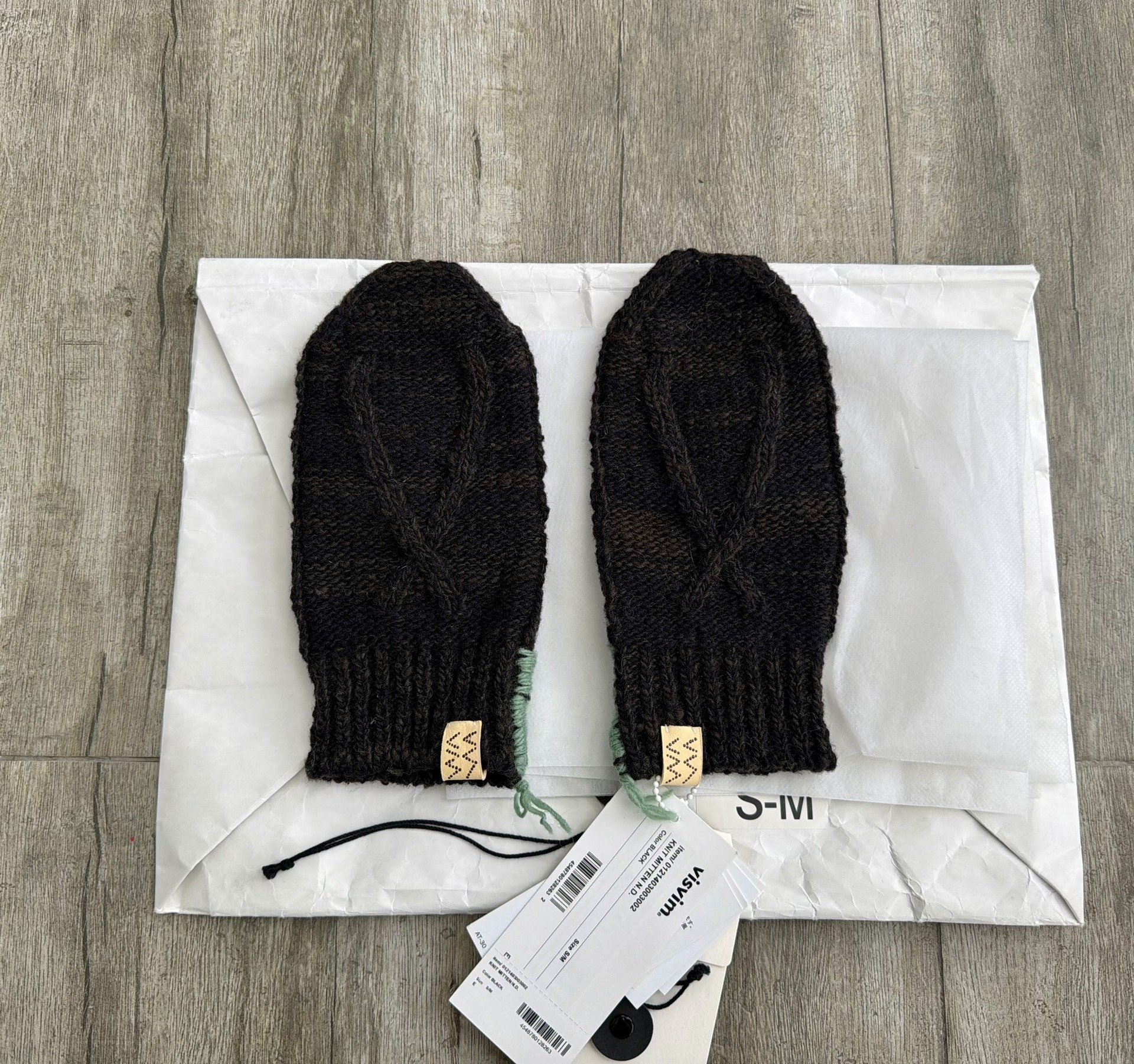 Visvim Knit Mitten N.D. Spot Limited — front