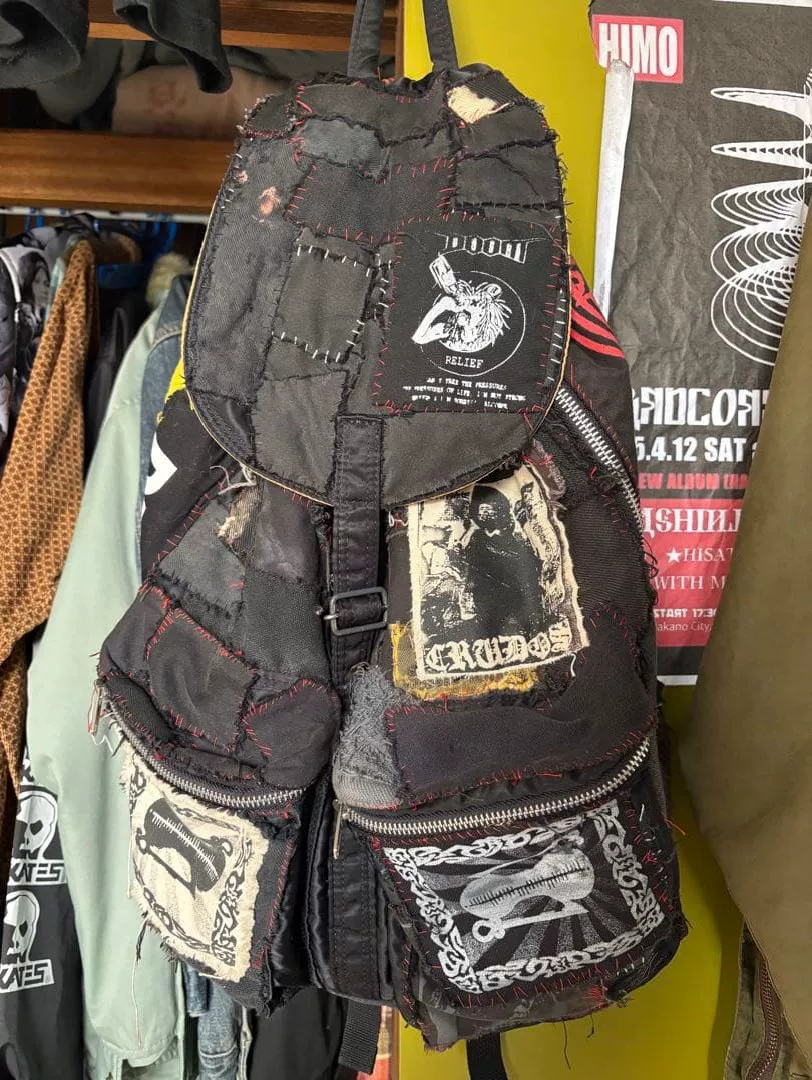 Porter Patchwork Graphic Patch Backpack
