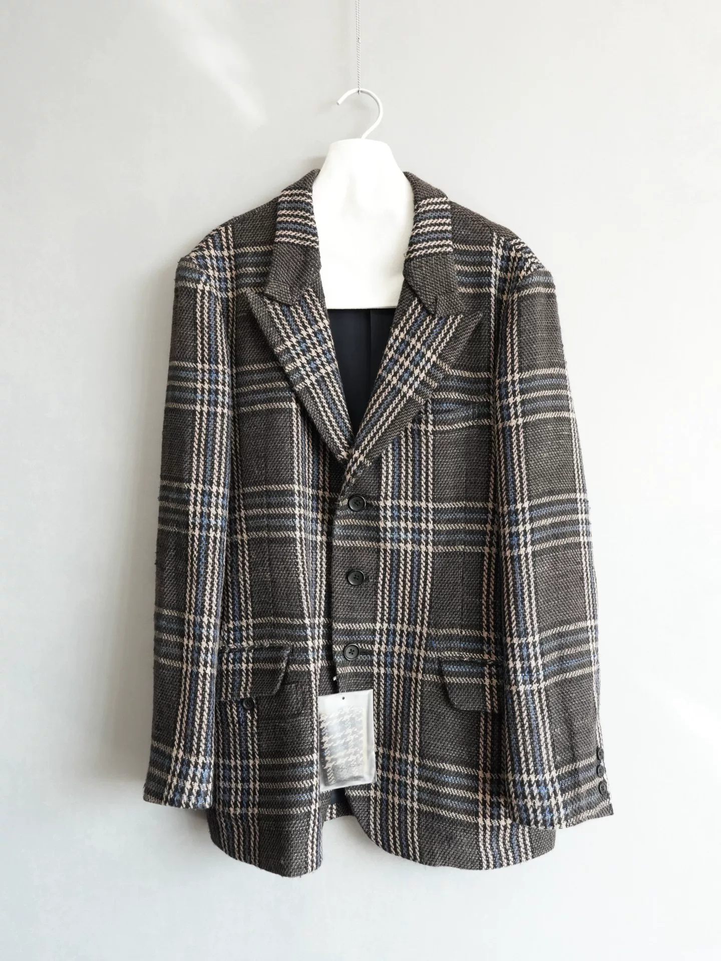 Yohji Yamamoto 23AW Plaid Blend Jacket