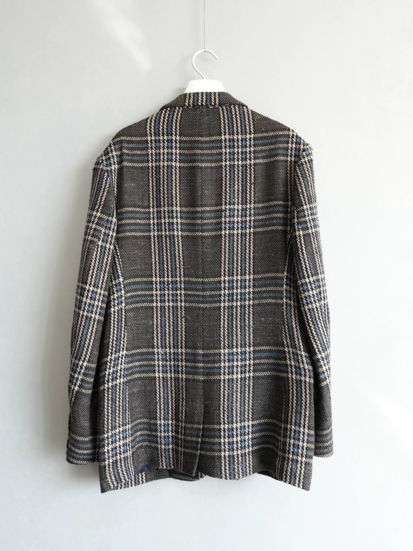 Yohji Yamamoto 23AW Plaid Blend Jacket — front