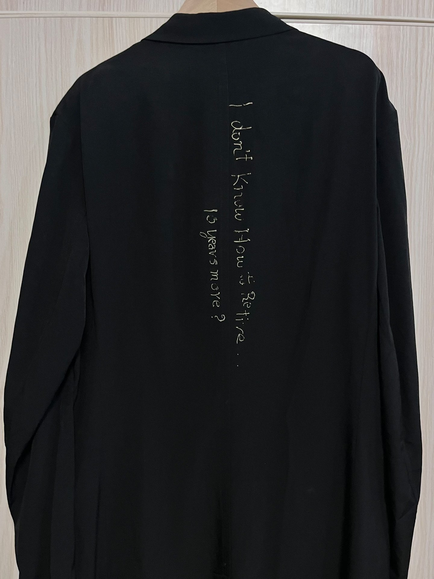 Yohji Yamamoto 20SS Long Coat — front