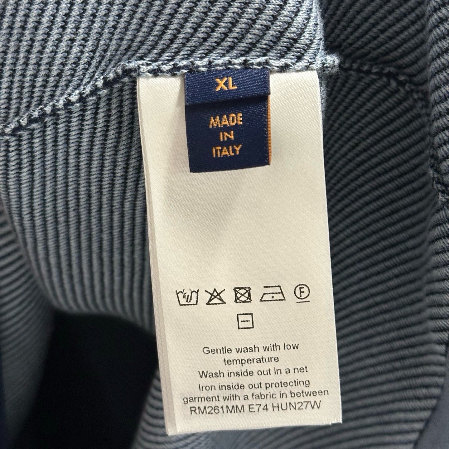 Louis Vuitton SS26 Horse Year Jacquard Short Sleeve — label