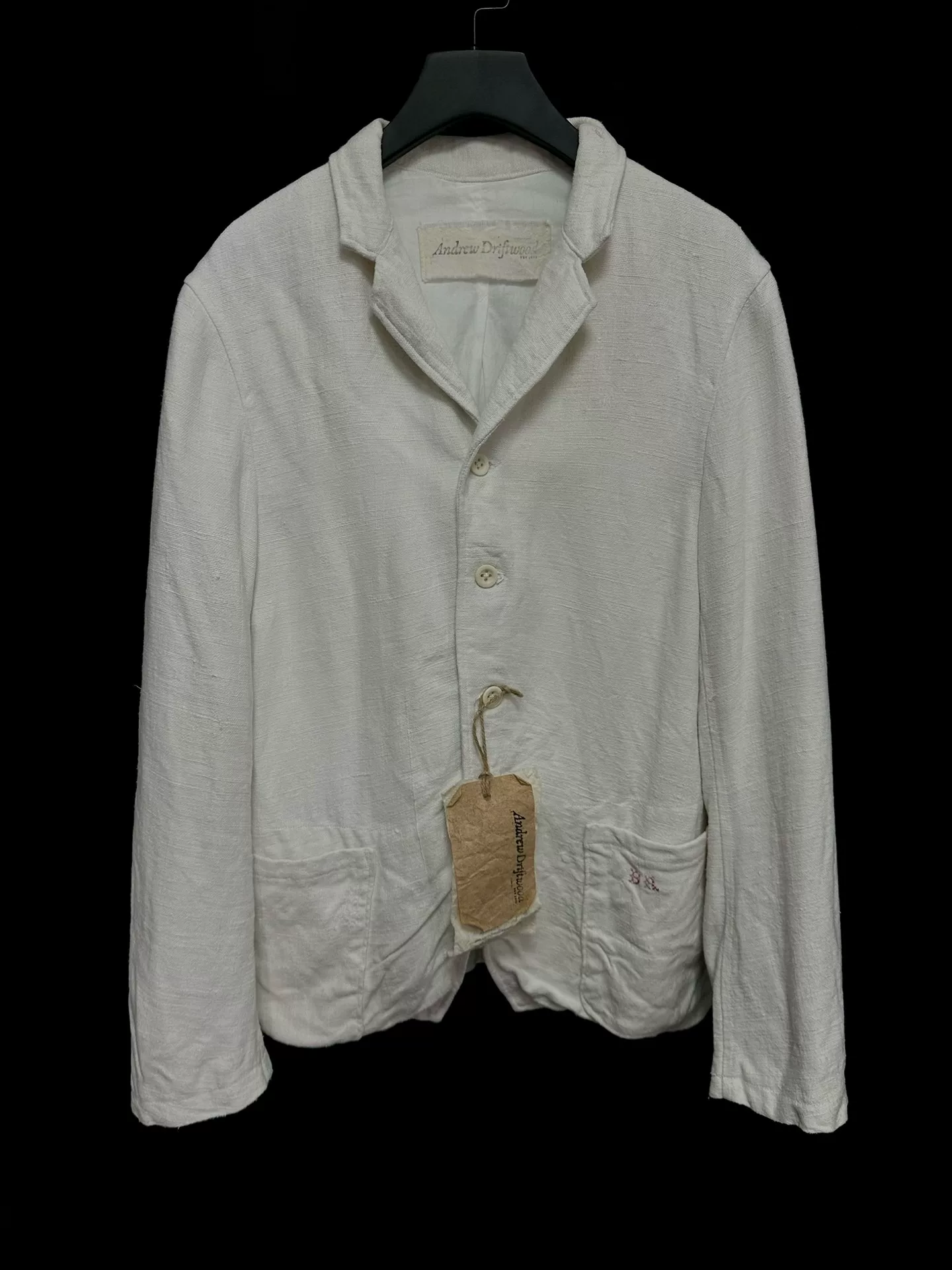Andrew Driftwood Antique Linen Coat